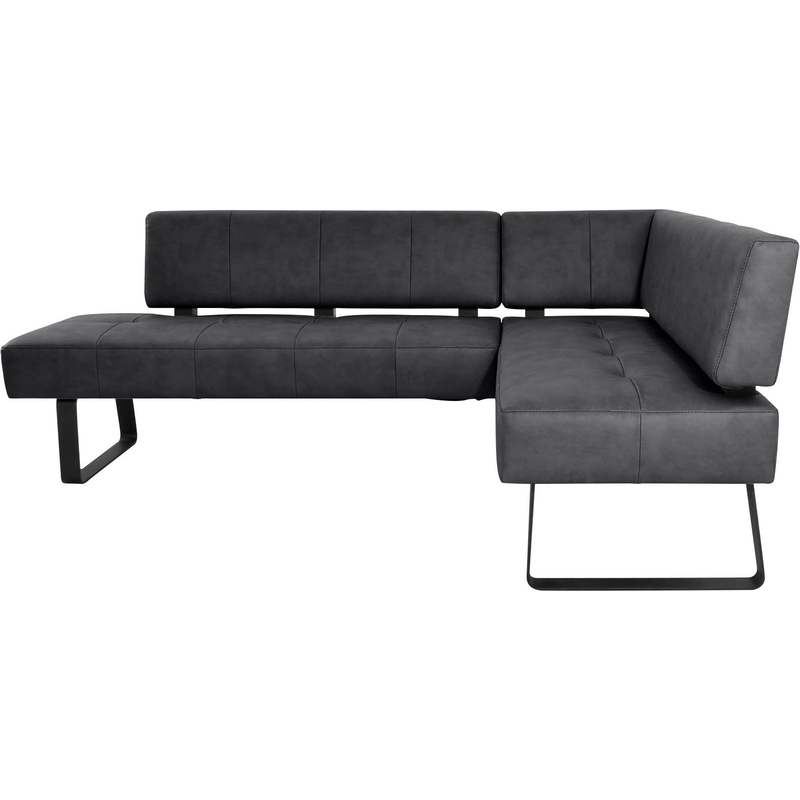 K+W KOMFORT & WOHNEN Eckbank »Spider II« Sitzsteppung, bequem durch Sandwichbauweise, 2 Stellmaße black 81 + schwarz