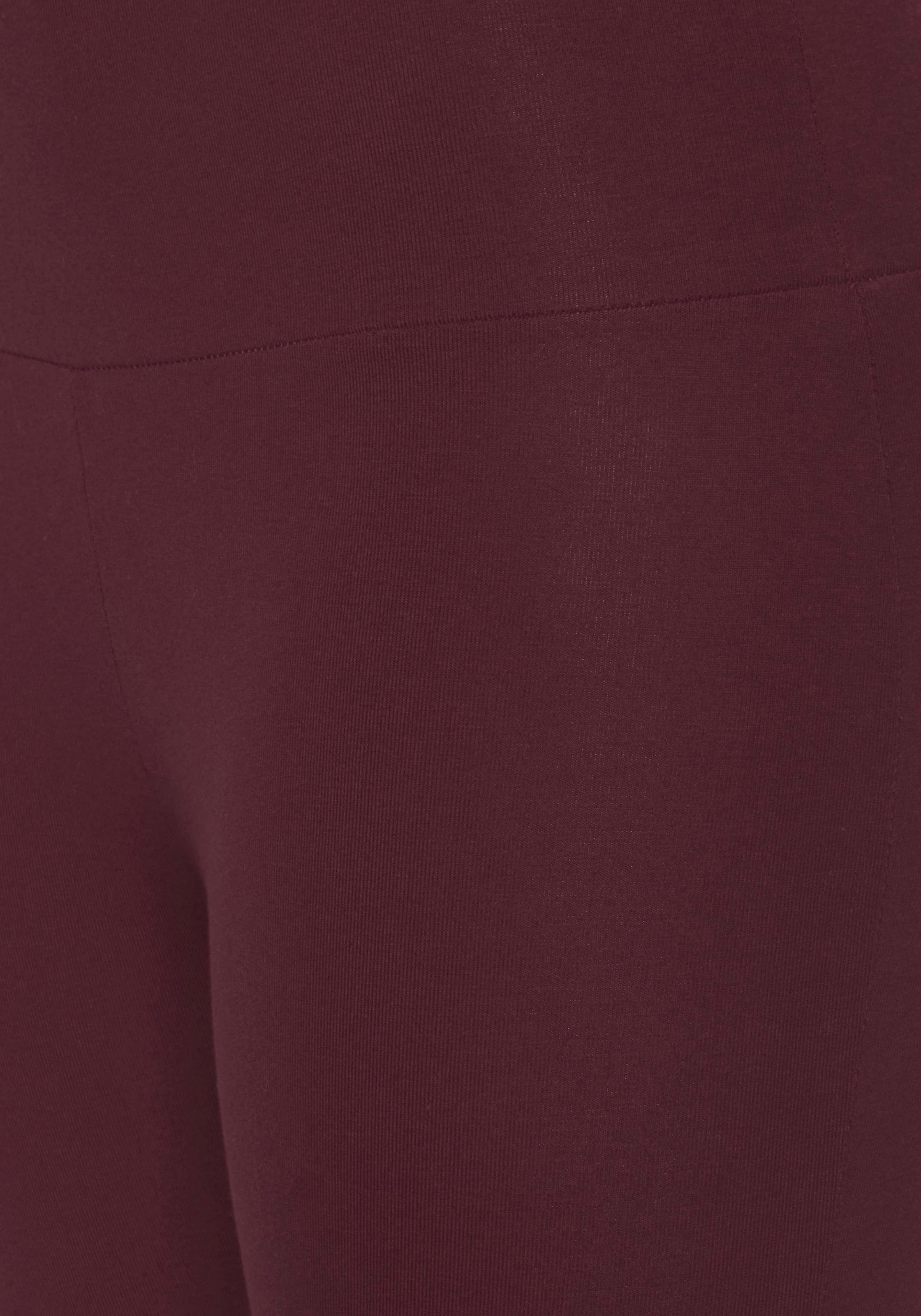 LASCANA Caprileggings, mit breitem weichem Bündchen, Loungewear