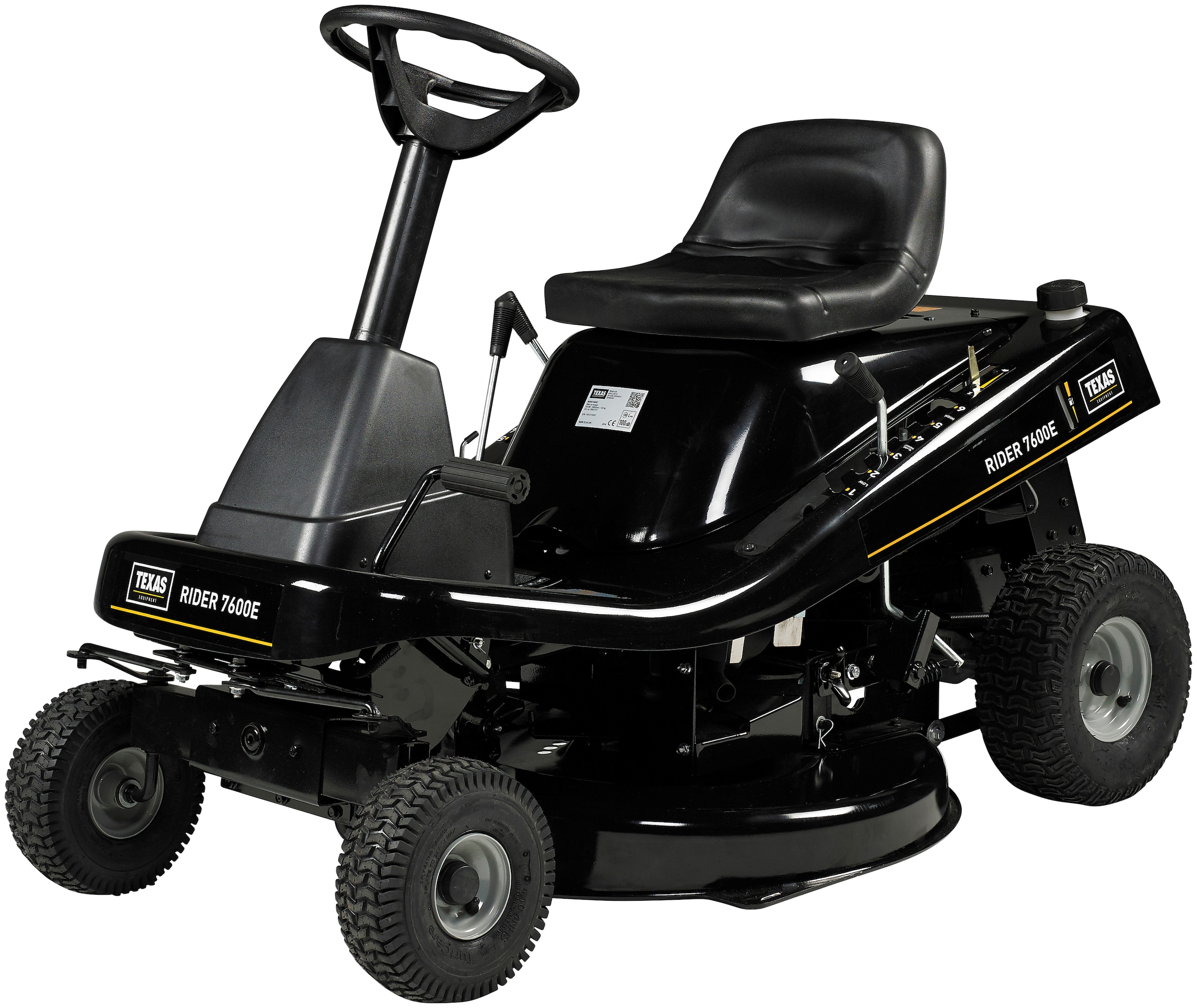 Texas Rasentraktor »Rider 7600E 2in1«, 140 x 77 x 92 cm