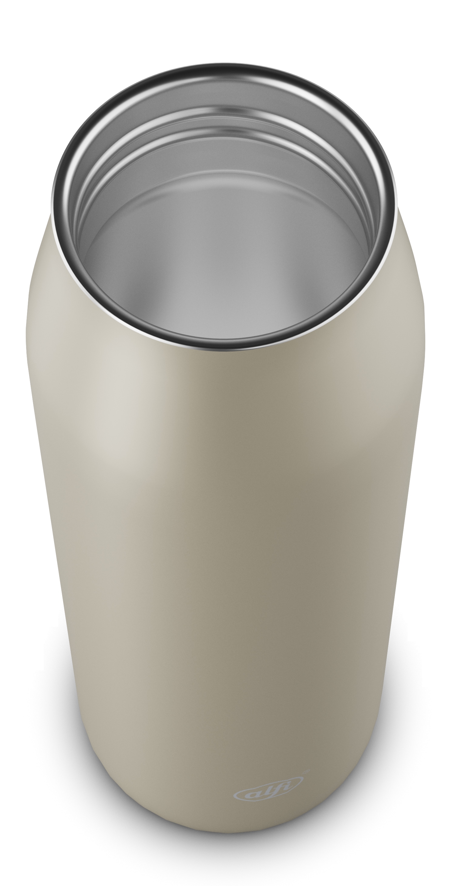 Alfi Isolierflasche »ISO BOTTLE, Edelstahlkörper, spülmaschinenfest«, (1 tlg.), 0,5l, 12h heiß & 24h kalt, Trinköffnung mit konsistentem Trinkfluss