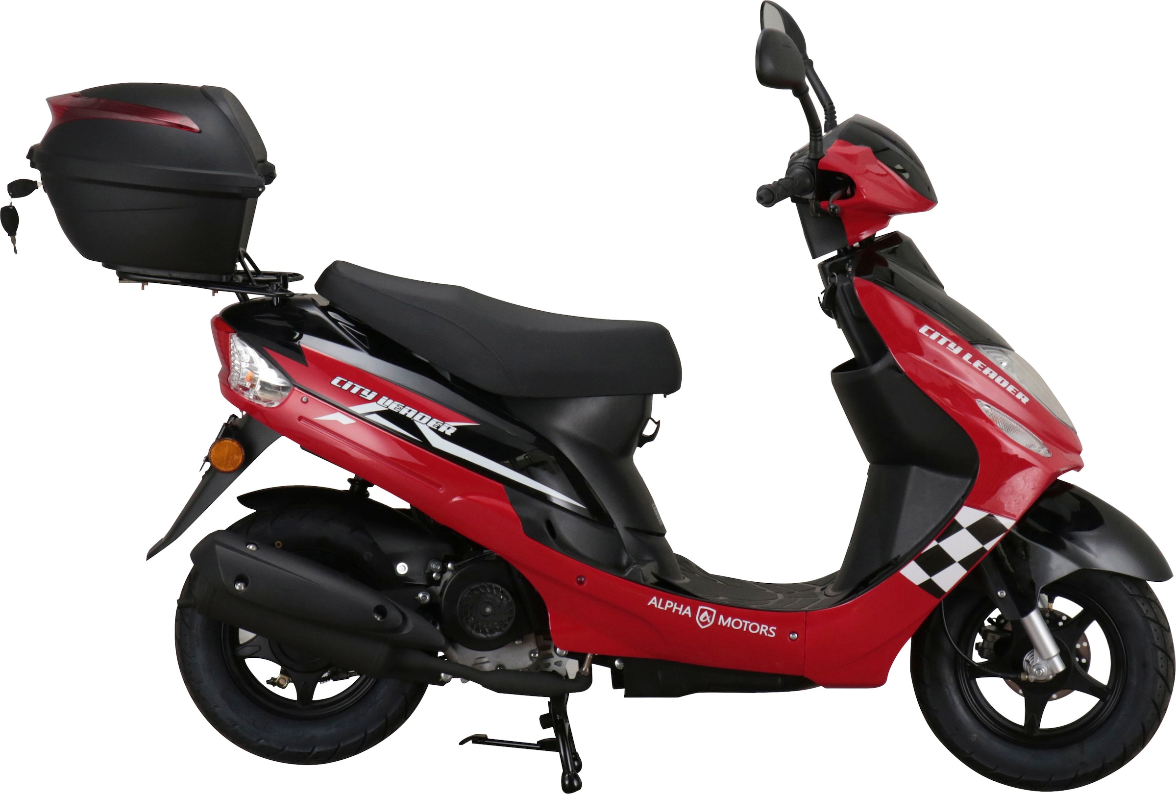 Alpha Motors Motorroller »CityLeader«, 50 cm³, 25 km/h, Euro 5, 2,72 PS, inkl. Topcase