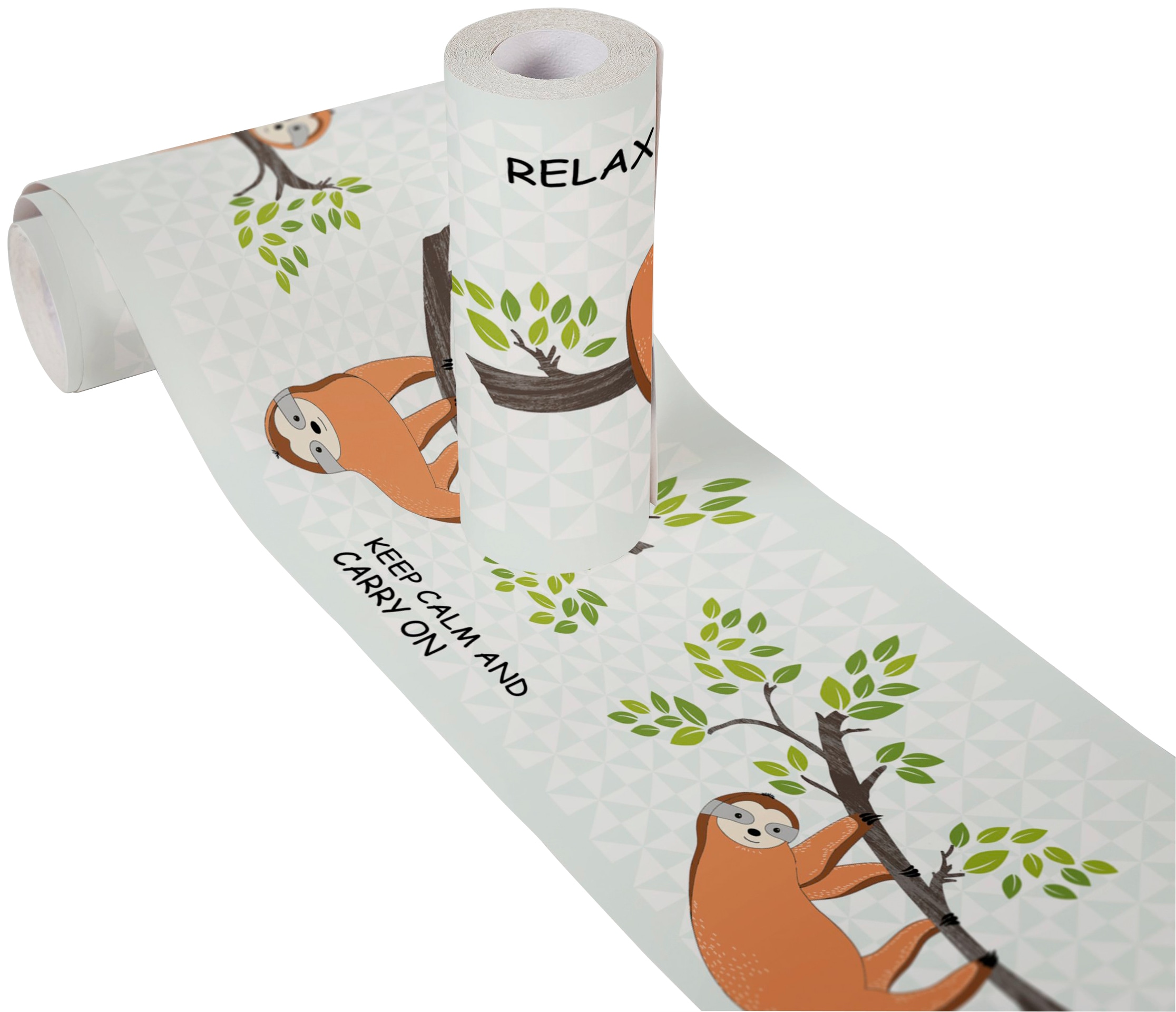 A.S. Création Bordüre »Chill & Relax«, Motiv-abstrakt-naturalistisch, Tapete Kinder Borte Wohnzimmer Schlafzimmer Küche Design Kinderzimmer