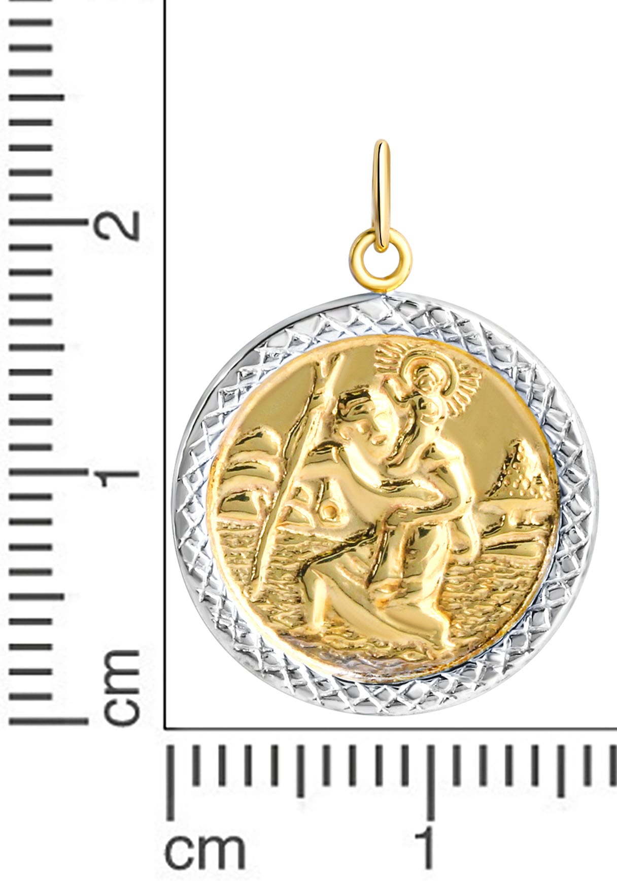 Firetti Kettenanhänger »Schmuck Geschenk Gold 333 Halsschmuck Anhänger Halskette Christophorus«