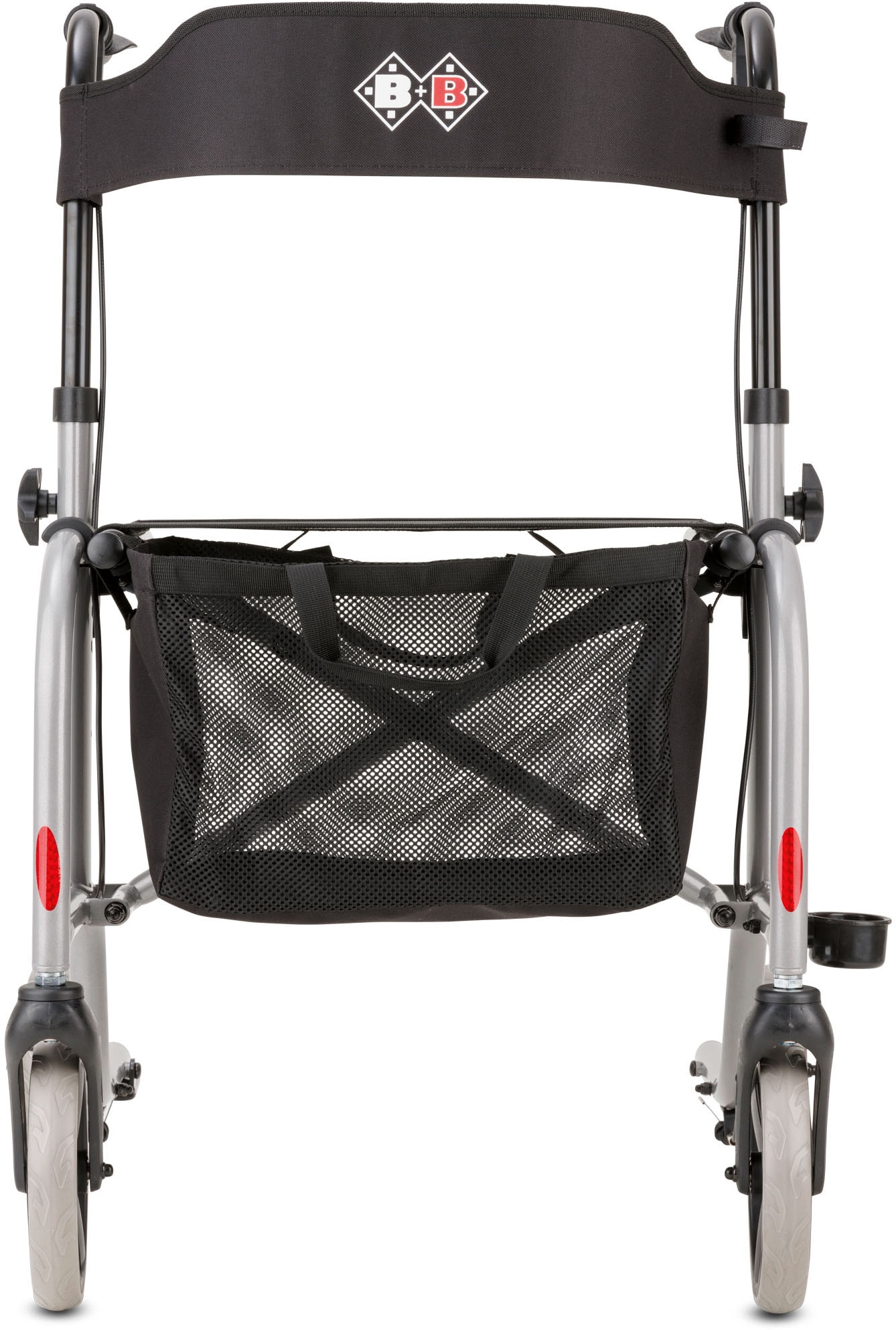 Bischoff & Bischoff Rollator »RL-Smart ST«, Mit Stockhalter und einer großen, abnehmbaren Netztasche