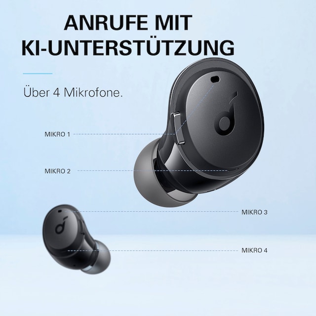 Anker Headset »SOUNDCORE Dot 3i«, Bluetooth, Active Noise Cancelling  (ANC)-Rauschunterdrückung auf Rechnung kaufen