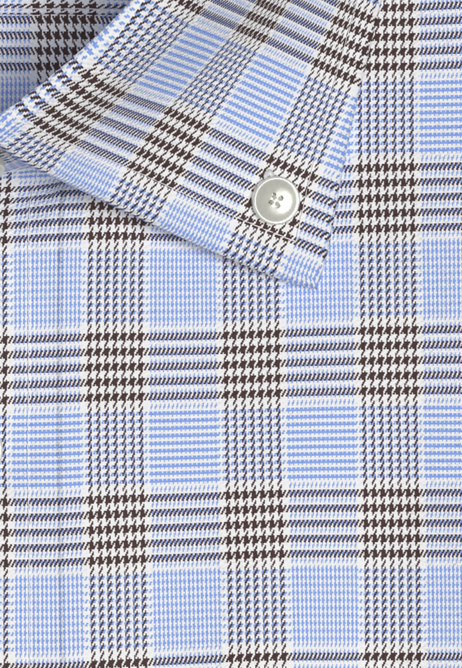 seidensticker Businesshemd »Regular« Regular 1/2 Button-Down-Kragen Karo