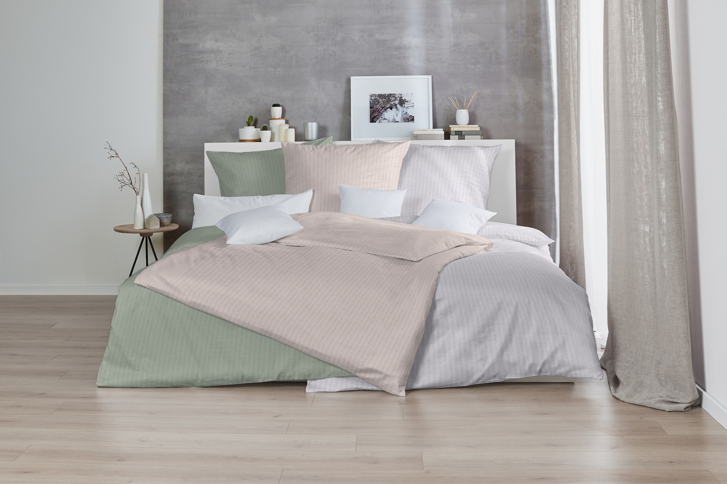 Primera Bettwäsche »Soft-Seersucker-Bettwäsche Uni« 2
