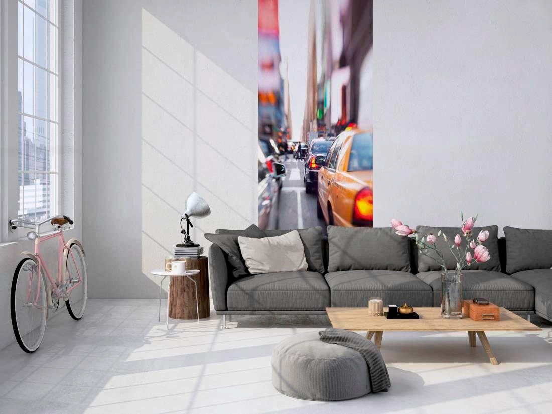 living walls Fototapete »Yellow Cab New York City« glatt Fototapete New yor günstig online kaufen