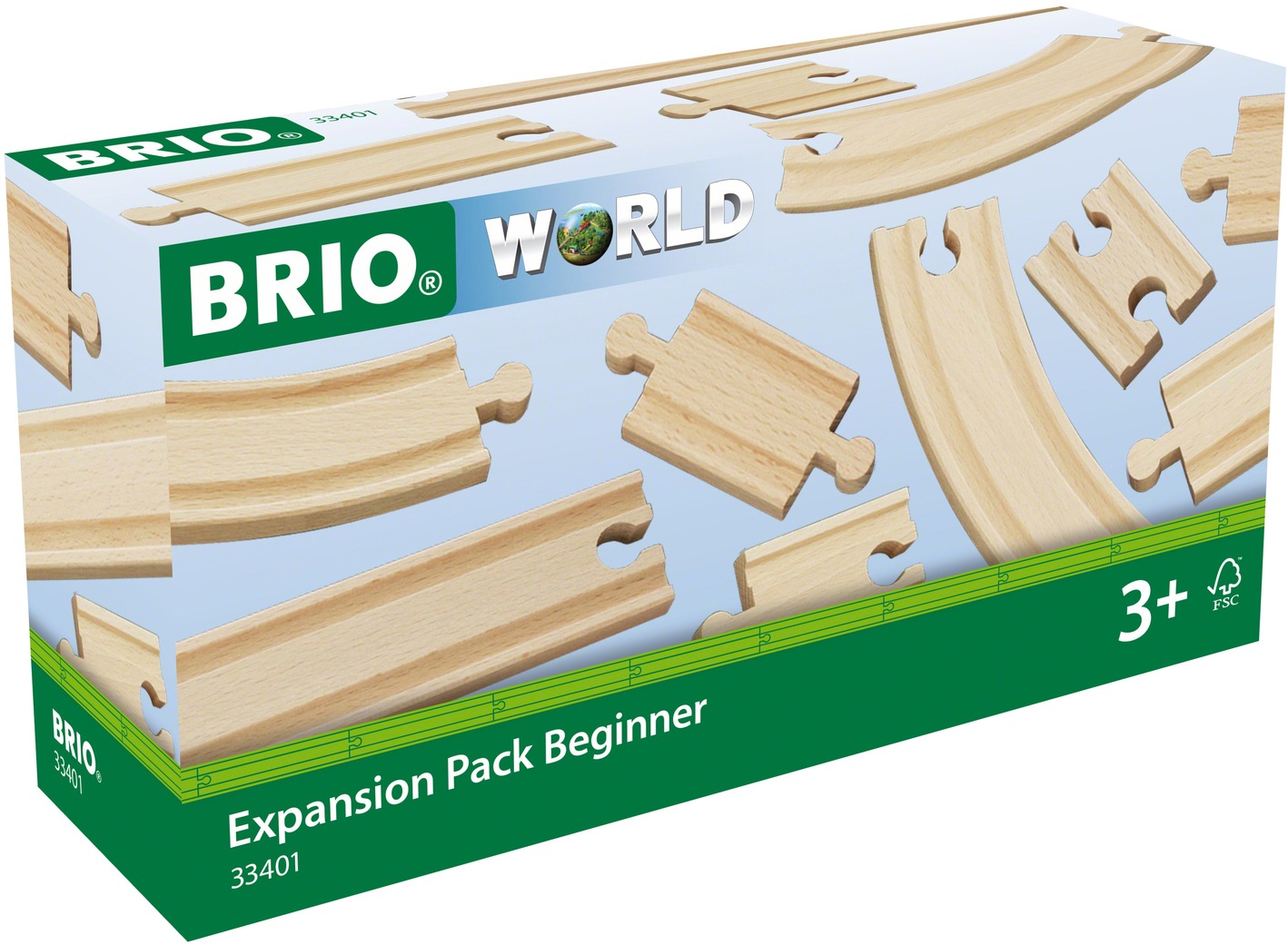 BRIO® Gleise-Set »BRIO® WORLD, Kleines Schienensortiment«, (Set), aus Holz, FSC®- schützt Wald - weltweit