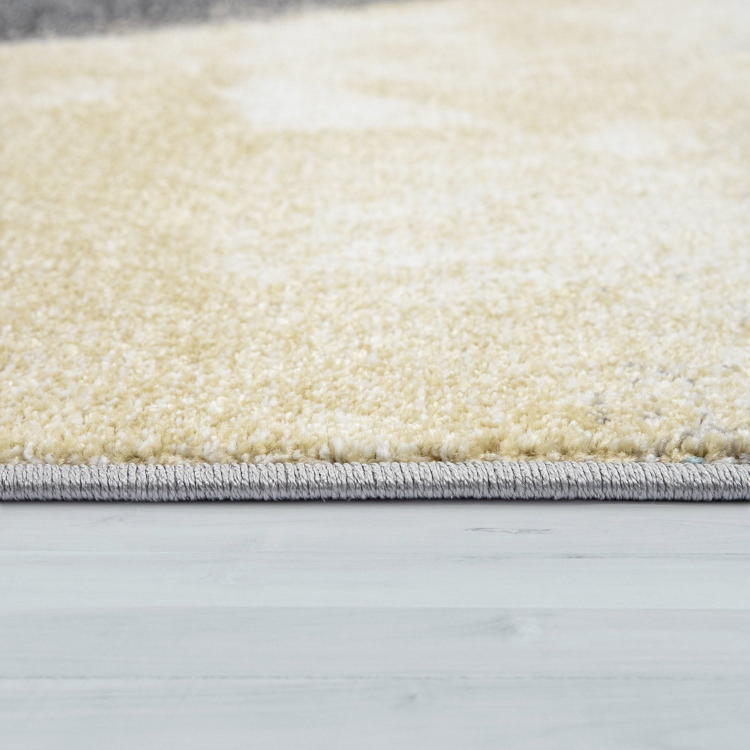 Paco Home Teppich »Petit 481«, rechteckig, 13 mm Höhe, Kurzflor, modernes abstraktes Motiv, Pastell-Farben
