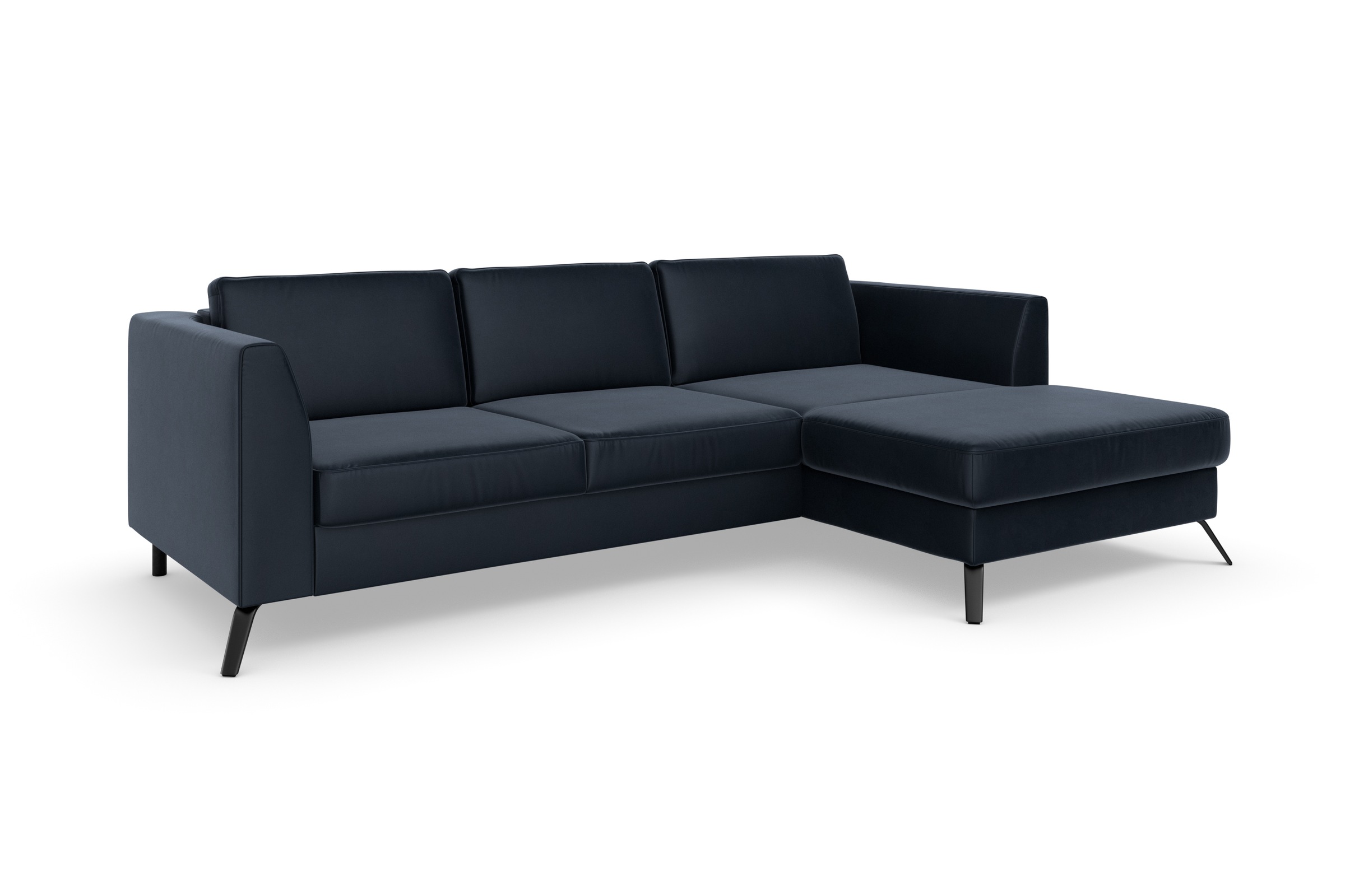 sit&more Ecksofa »Olsen L-Form«, inklusive Sitztiefenverstellung, wahlweise mit Bettfunktion, 15cm hoch