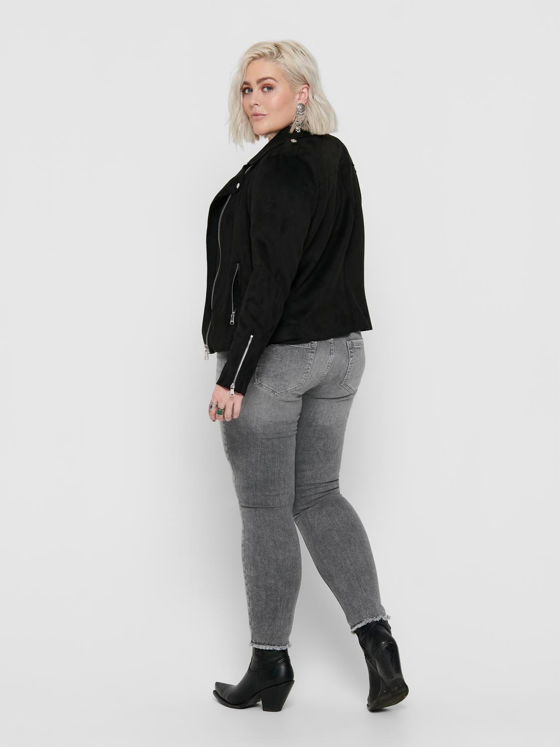 ONLY CARMAKOMA Bikerjacke »CARSHERRY NEW LIFE BONDED BIKER OTW«