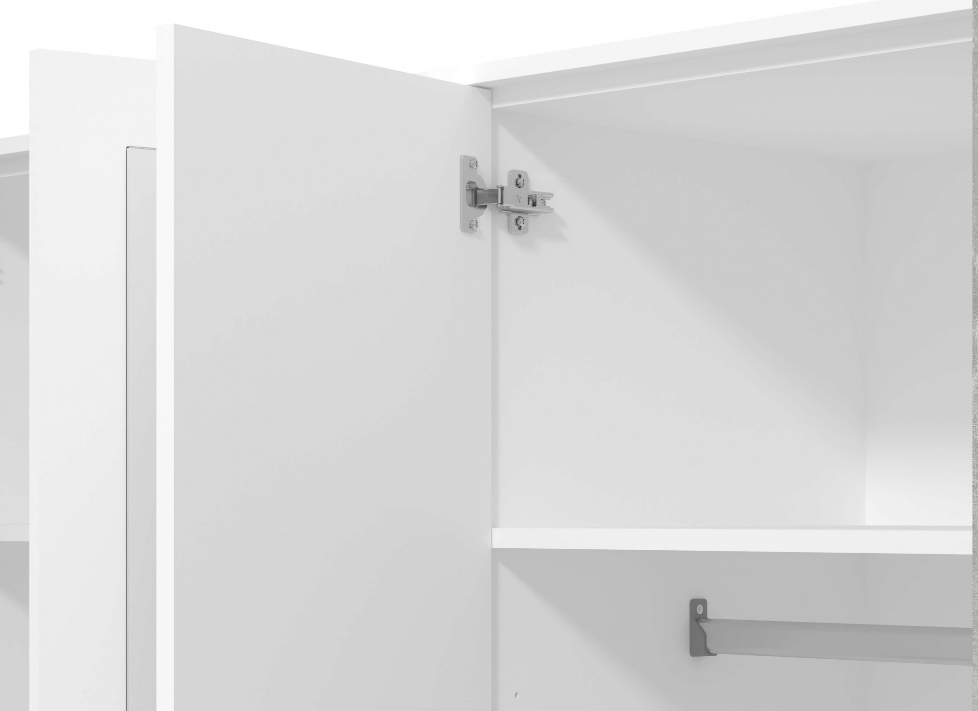 INOSIGN Kleiderschrank »Varadero, 2 moderne Farbkombinationen mit schwarzen Griffen«, mit 1 Spiegeltür, in den Breiten 119 und 157cm, FSC-zertifiziert