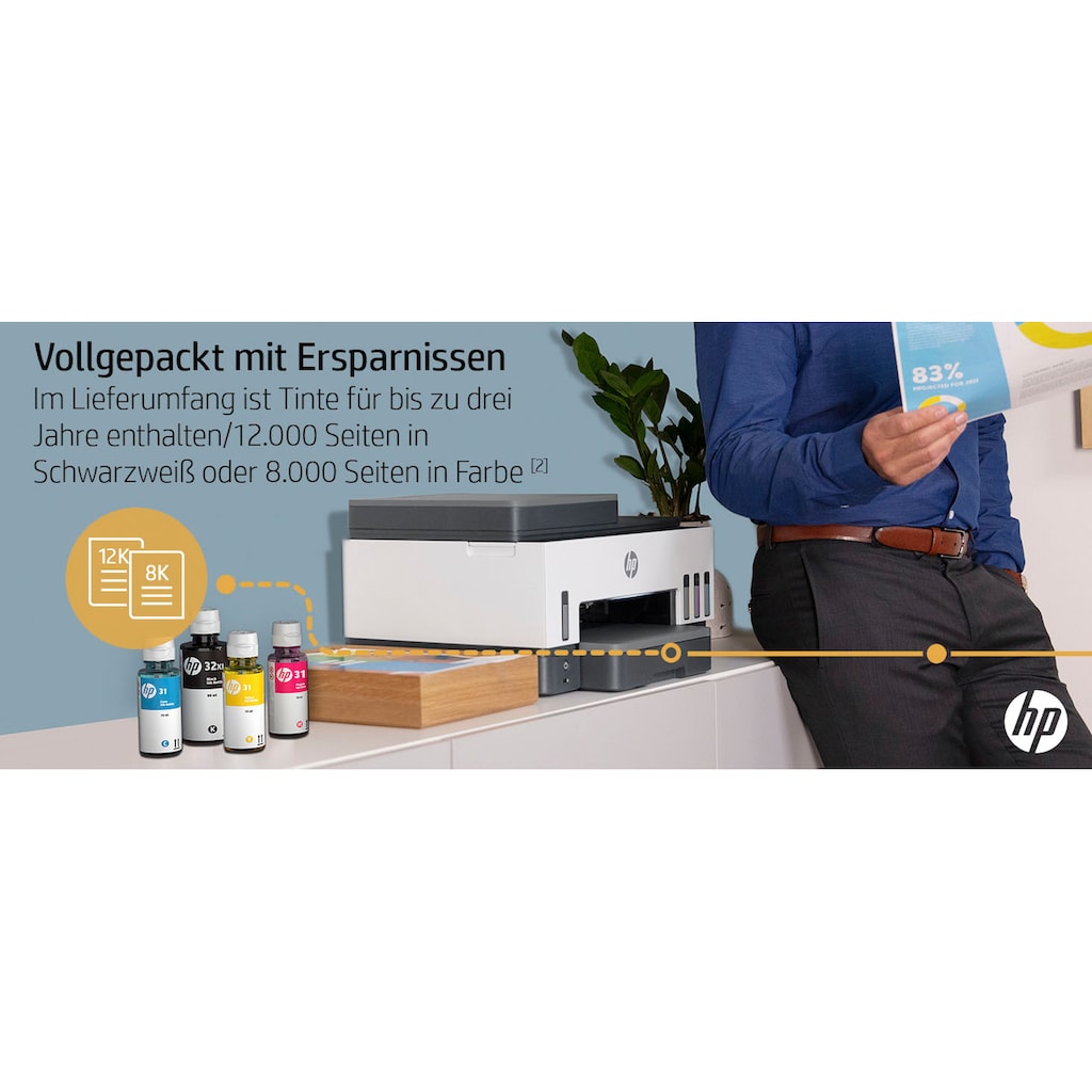 HP Multifunktionsdrucker »Smart Tank 7605«