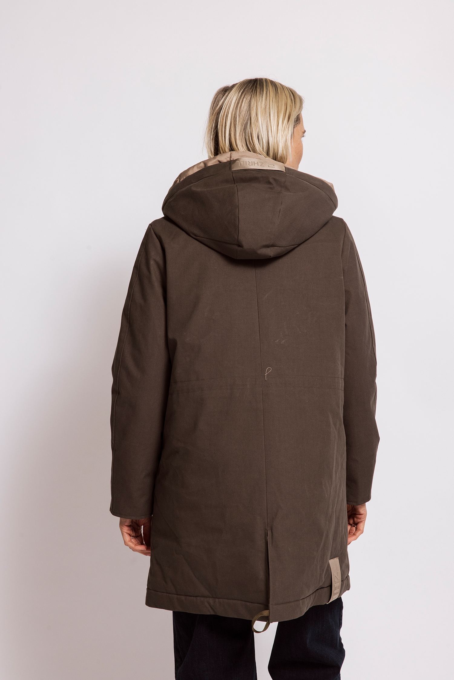 Zhrill Parka »ISOKE« ohne Kapuze mit Kapuze / Casual Passform, aus Baumwollmischung und Lyocell