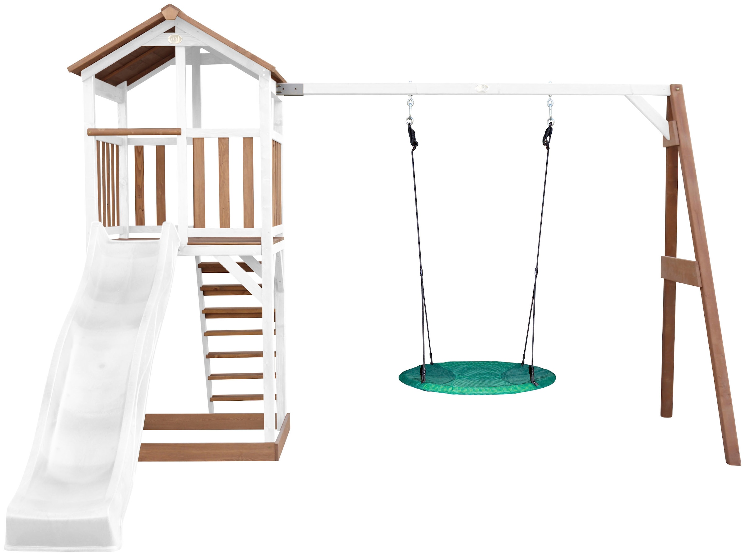 AXI Spielturm »Beach Tower«, mit Summer Nestschaukel und Rutsche