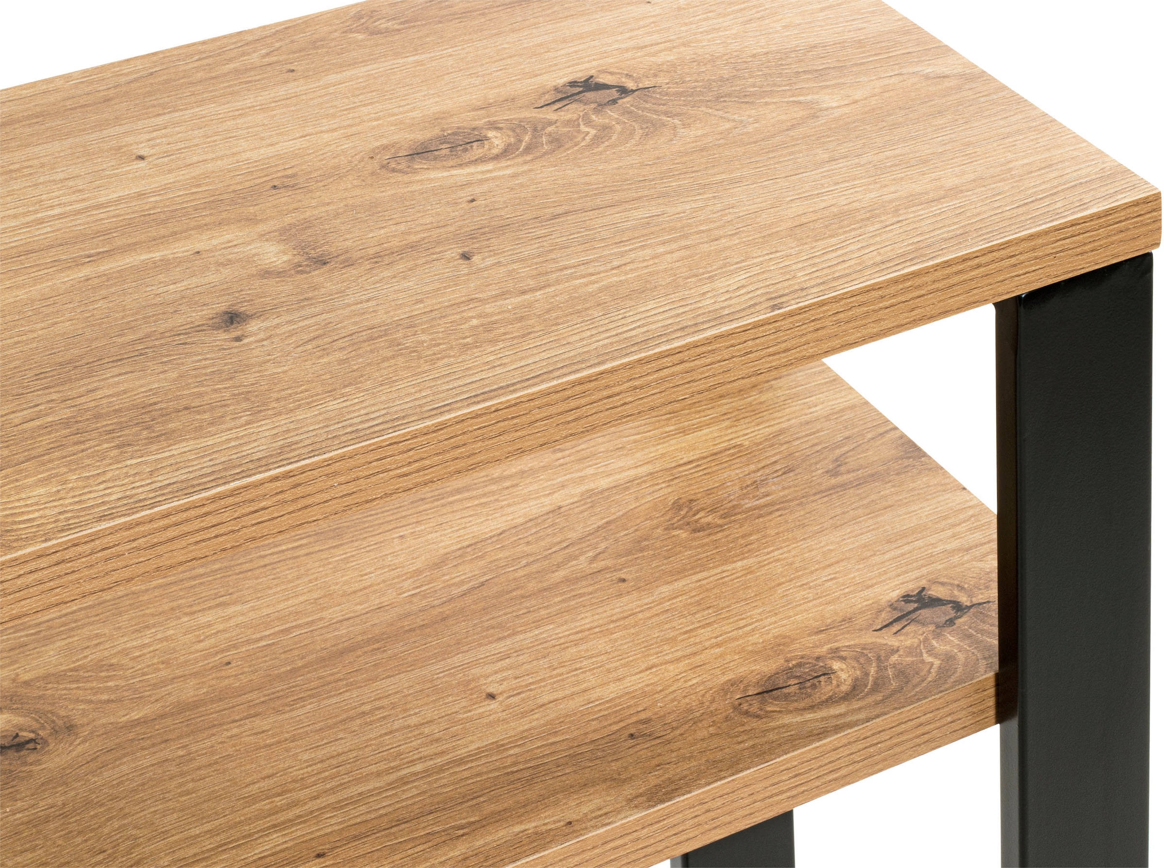 HAKU Konsolentisch »Beistelltisch« 1 Stk. tlg. rechteckig - aus MDF Braun B/T/H 70/28/75 cm