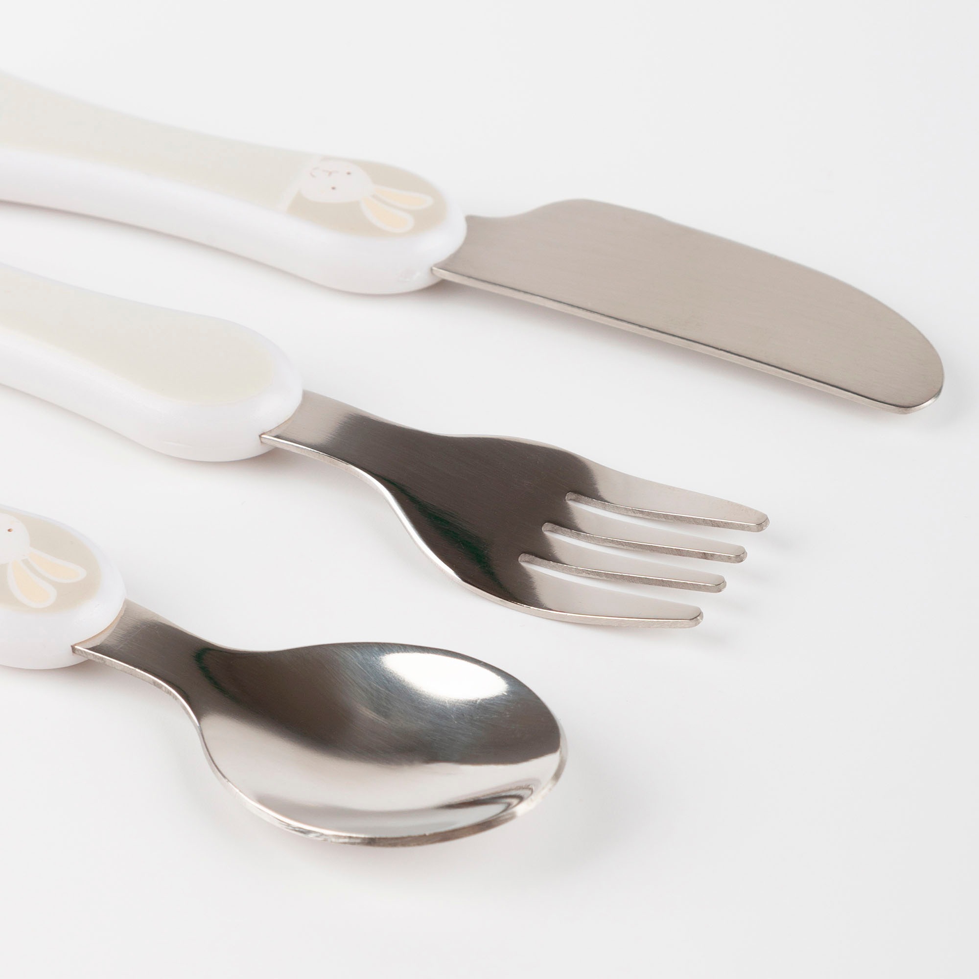 Sigikid Besteck-Set »Vanilla, Hase«, (3 tlg.)