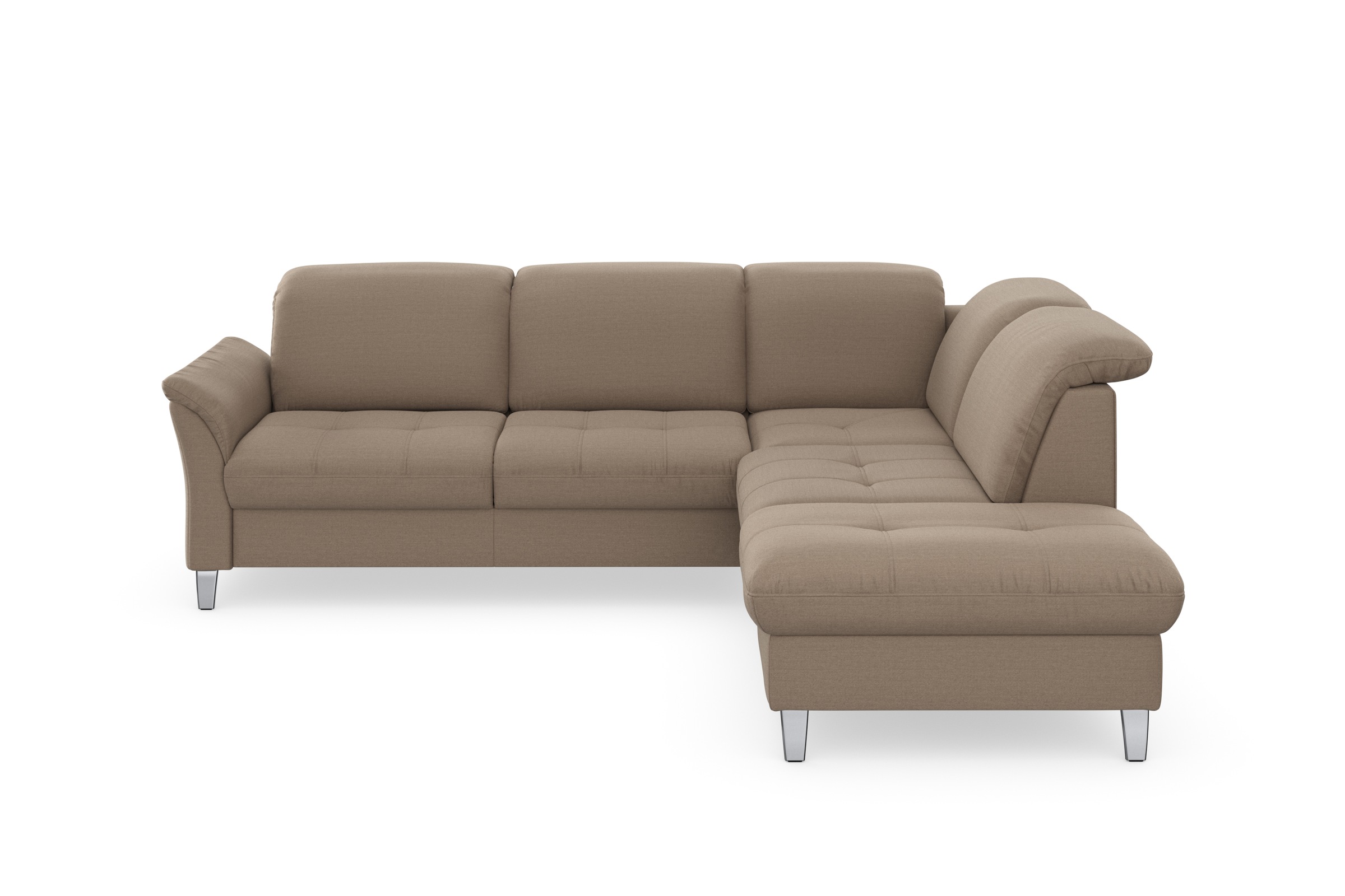 sit&more Ecksofa »Maggiore L-Form«, wahlweise mit Kopfteilverstellung, Bettfunktion und Stauraum