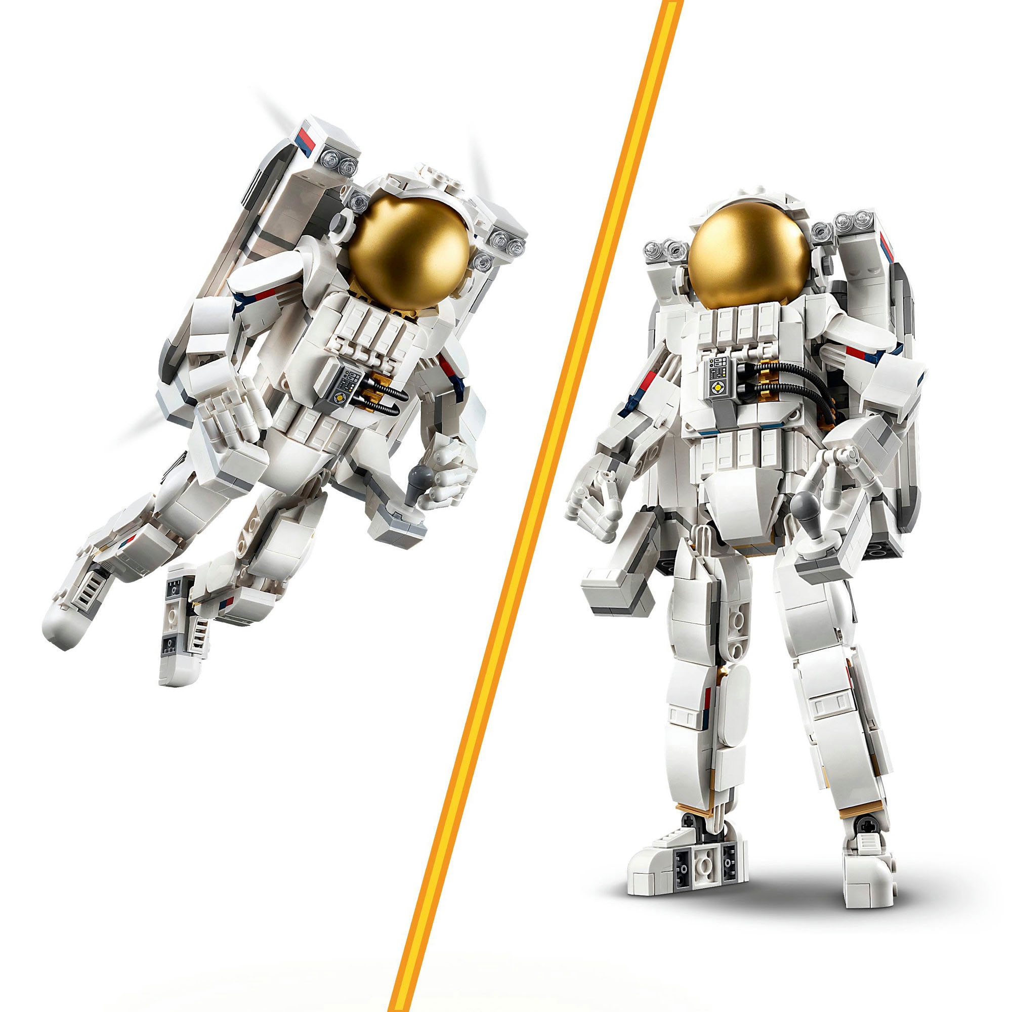 LEGO® Konstruktionsspielsteine »Astronaut im Weltraum (31152), LEGO Creator 3in1«, (647 St.), Made in Europe