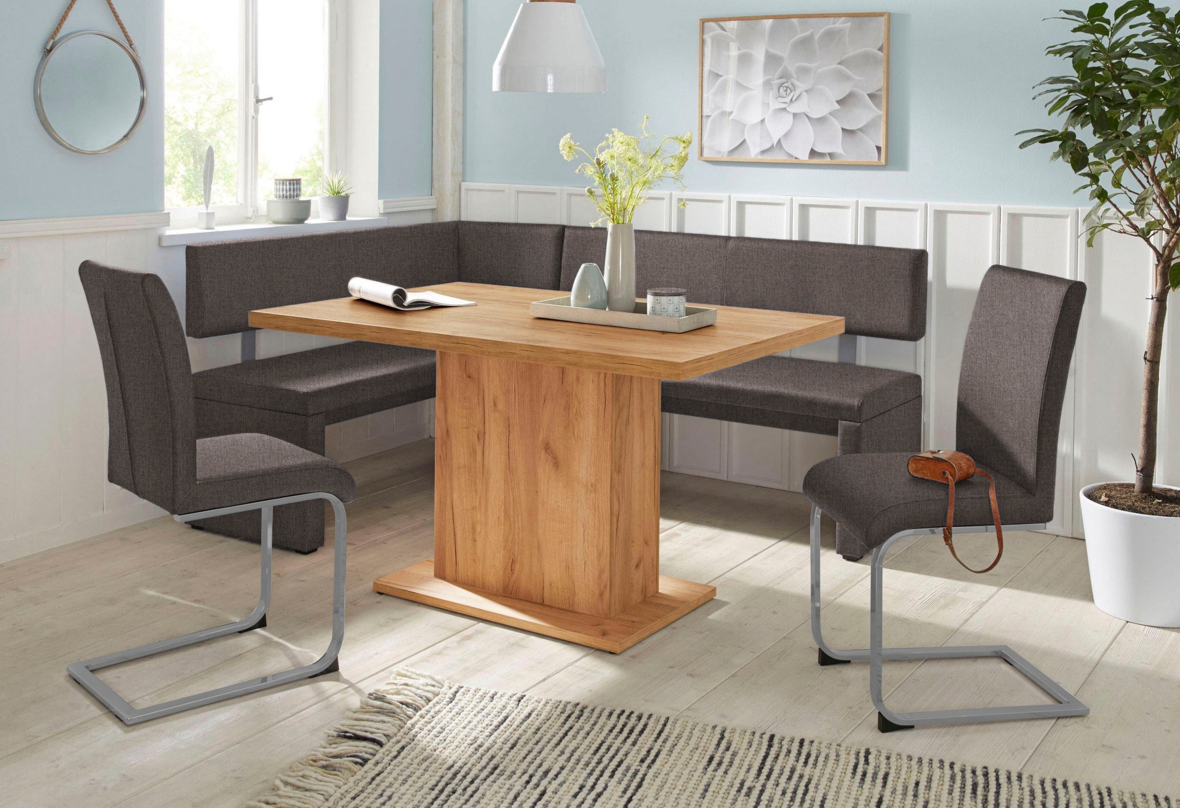 Home affaire Eckbank "Charissa" in 3 Größen, verschiedene Qualitäten günstig online kaufen