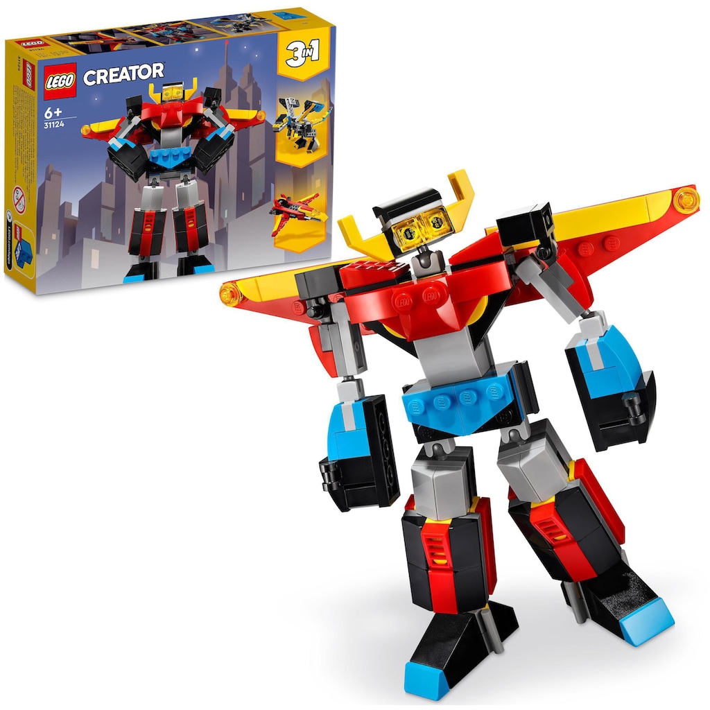 LEGO® Konstruktionsspielsteine »Super-Mech (31124), LEGO® Creator 3in1«, (159 St.)