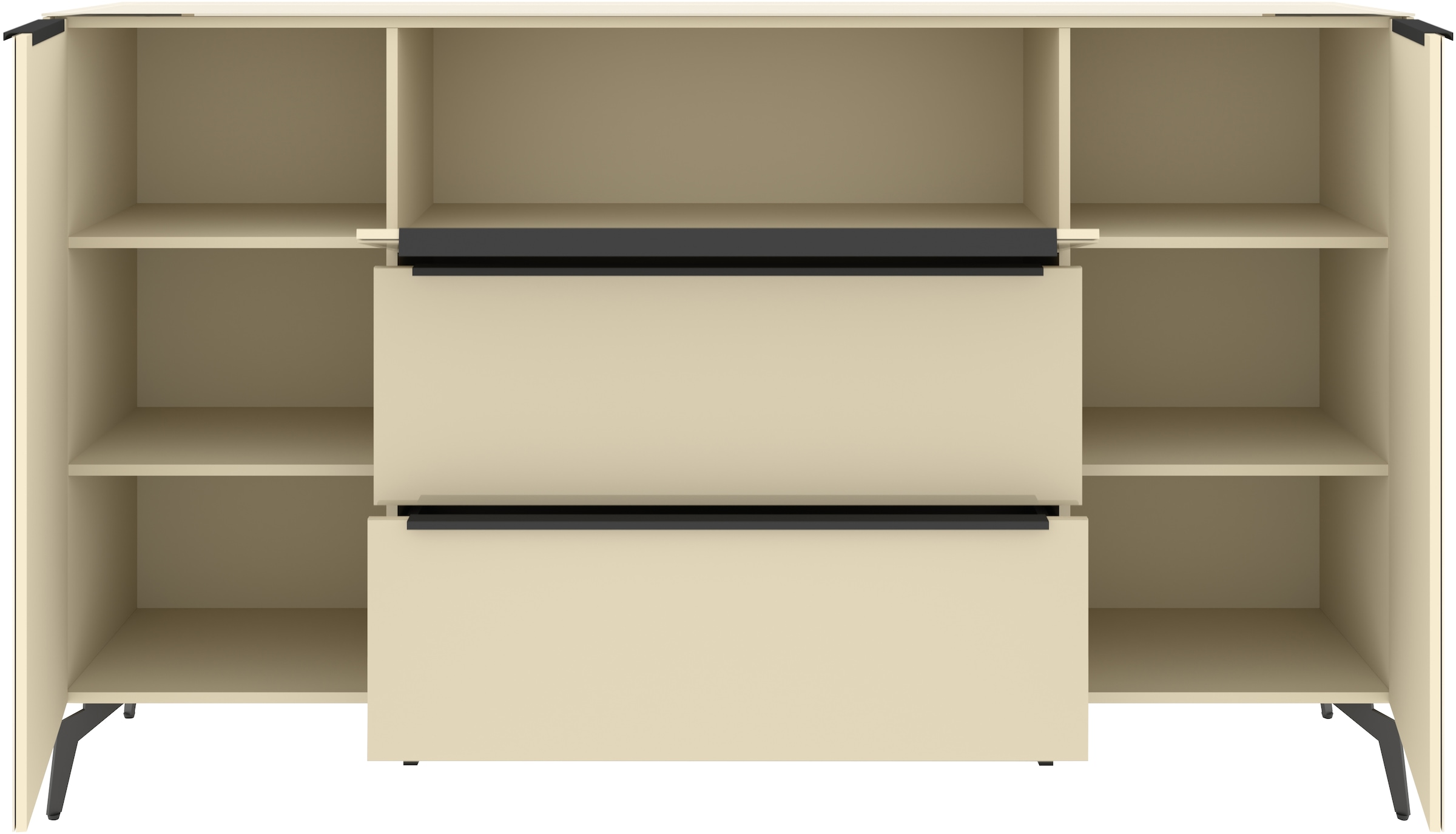 set one by Musterring Sideboard »Reno« 1 Stk. tlg. Mit Winkelfuß in diversen Farben, 109 cm Höhe & Farbauswahl