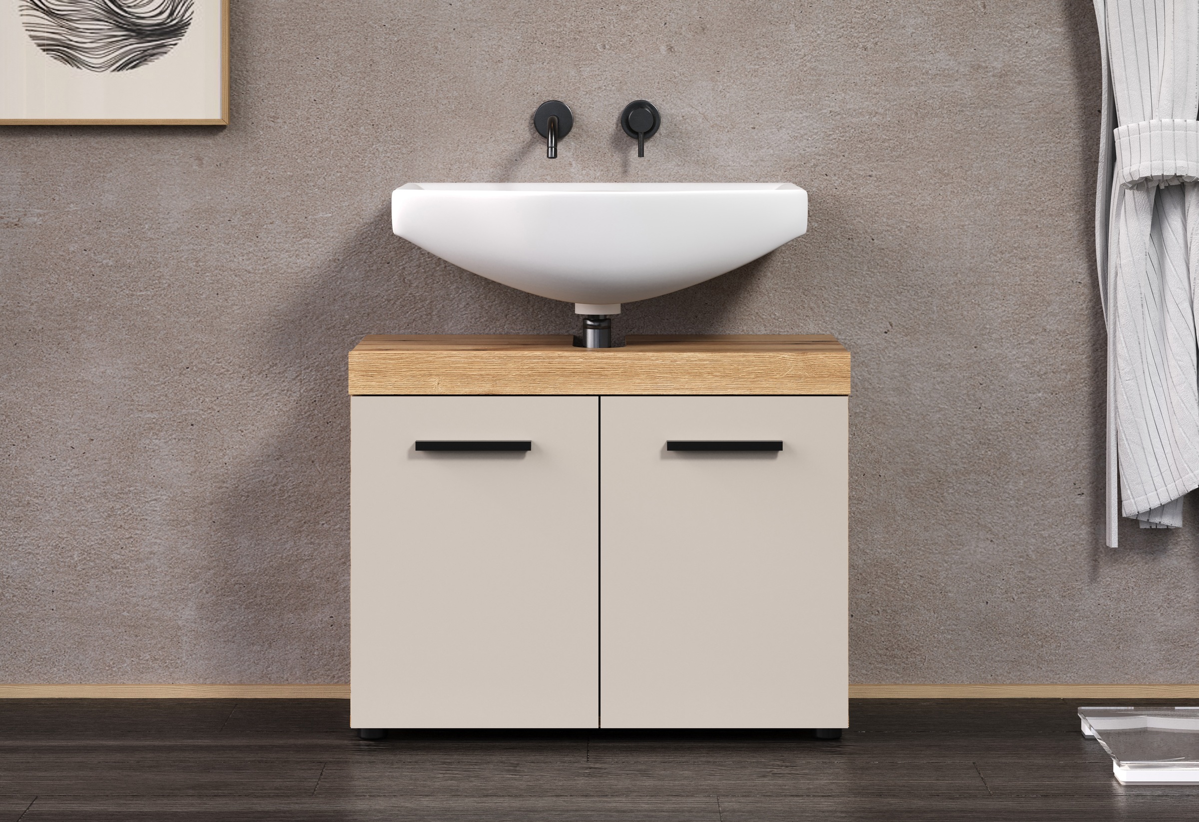 welltime Waschbeckenunterschrank »Isera« 1 Stk. tlg. günstig online kaufen