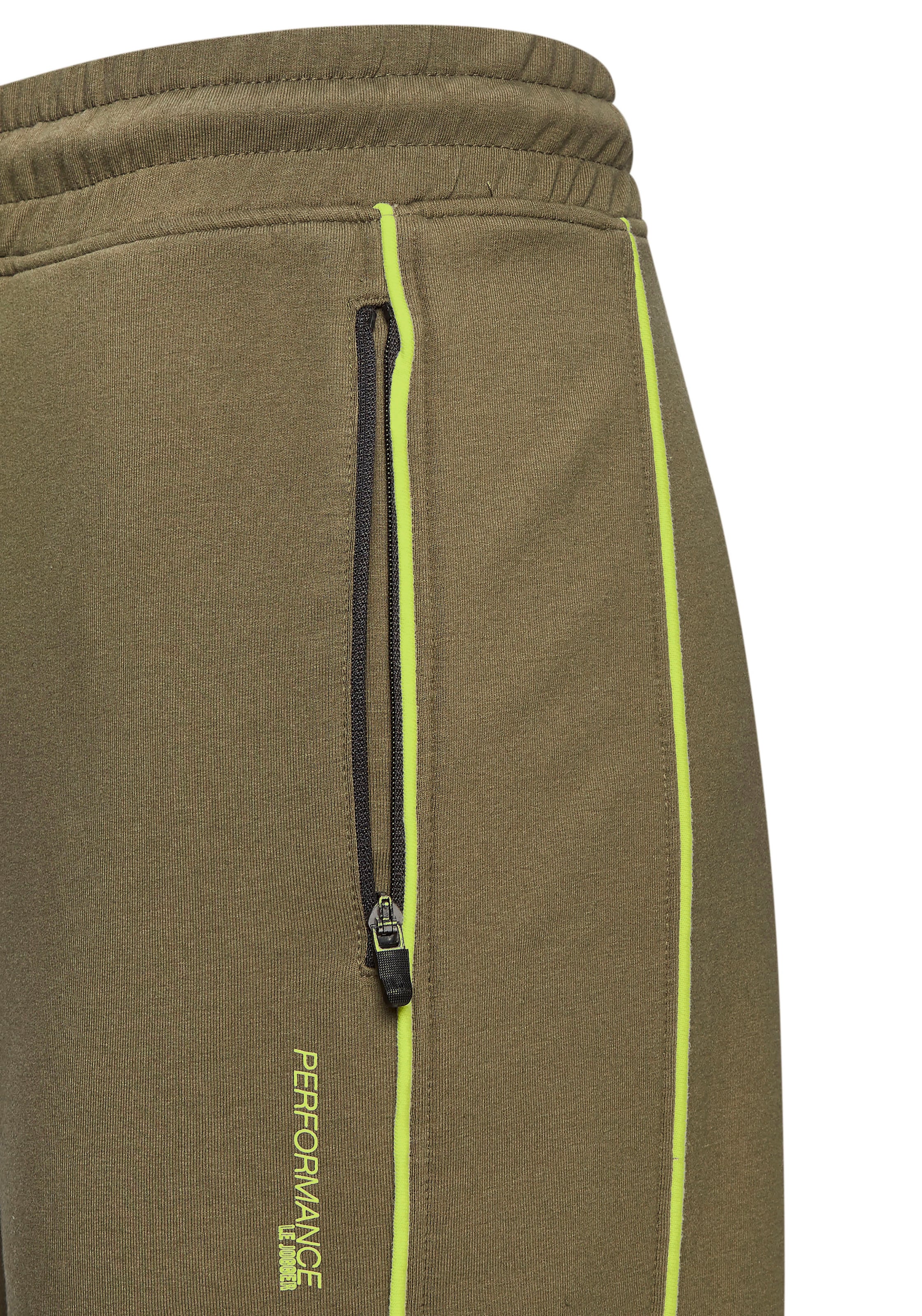 Le Jogger Performance Sporthose  mit praktischen Reißverschlusstaschen und Kontrastdetails