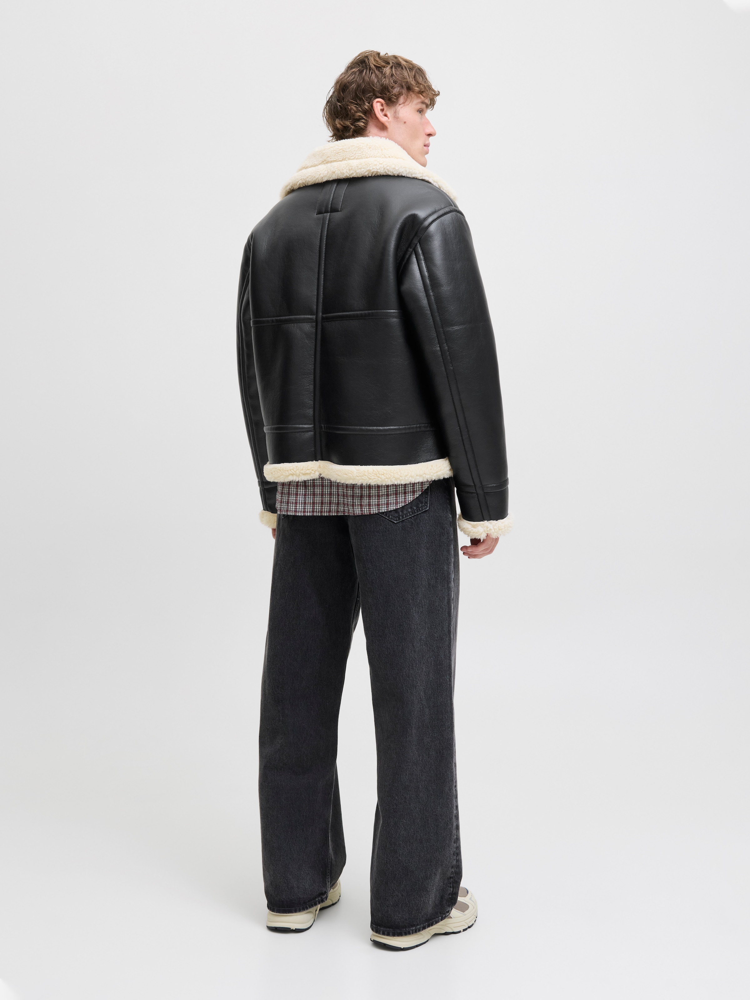 Jack & Jones Bomberjacke »JORLIVERPOOL AVIATOR JACKET SN« ohne Kapuze