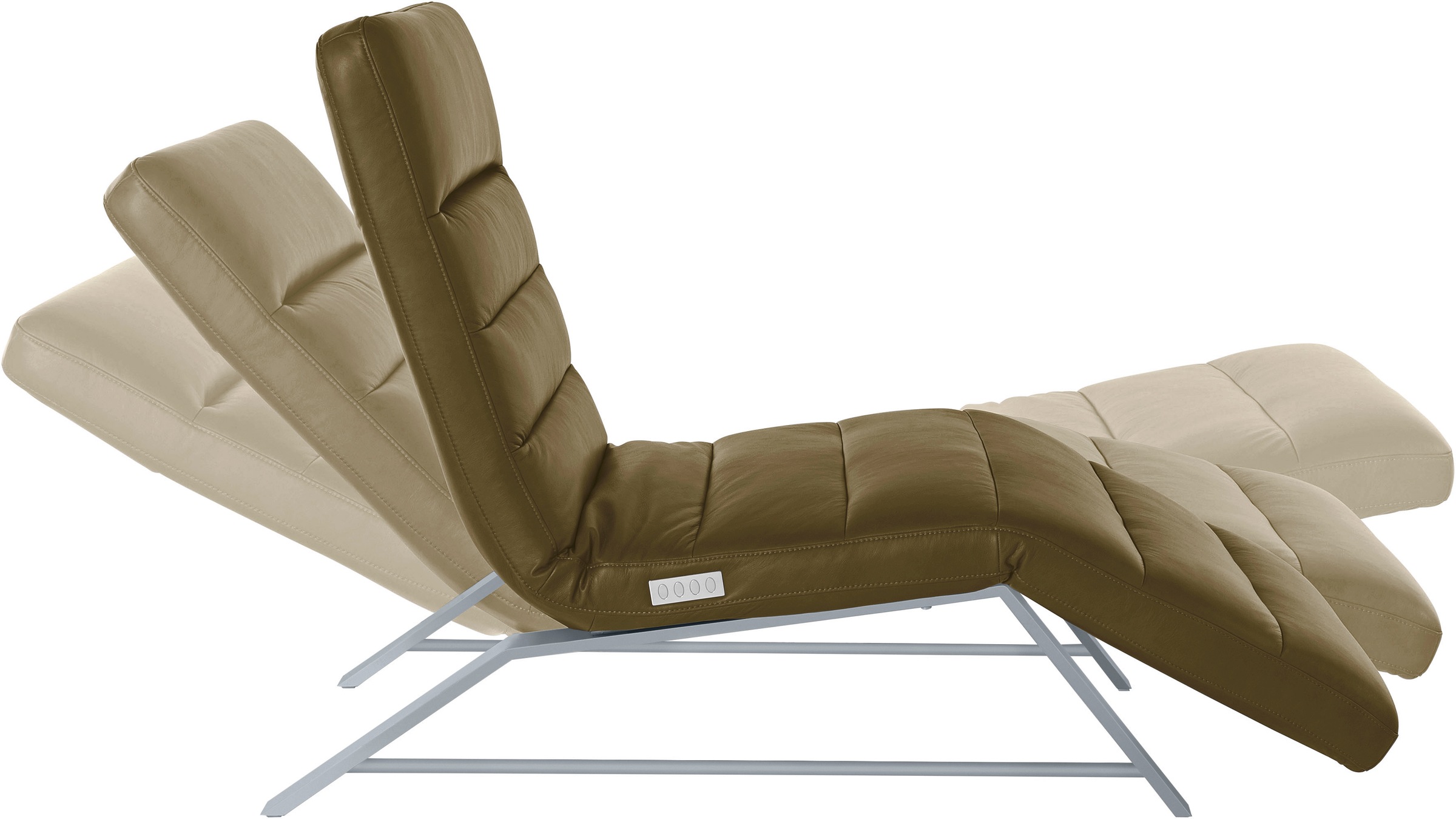 W.SCHILLIG Relaxliege »daily dreams«, Funktionsliege wahlweise mit Motor, Gestell matt, Breite 75 cm