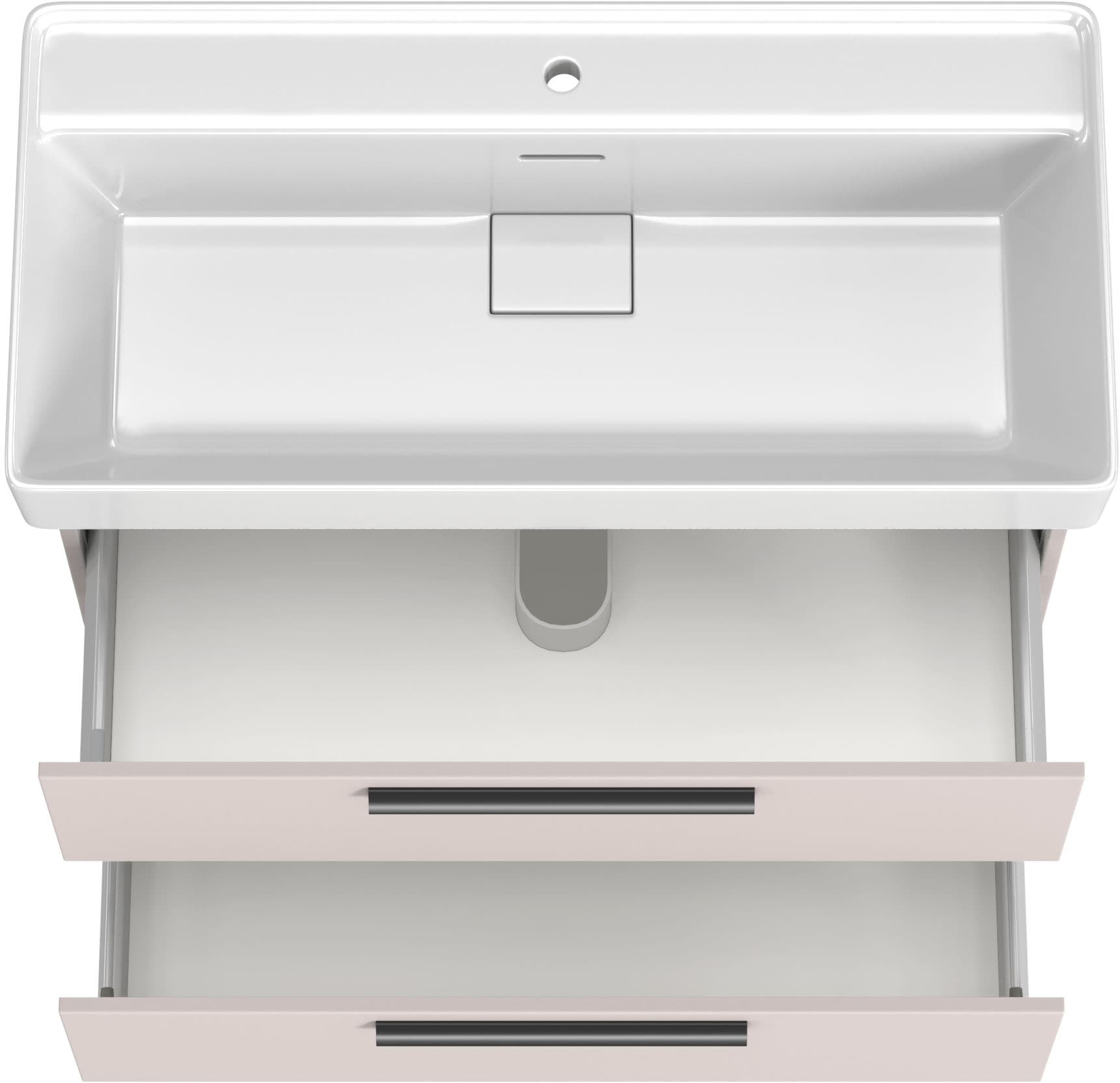 welltime Badmöbel-Set »SALVADA, 2tlg-Set, gedämpfte Scharniere, Softclose, Keramikbecken« Maße (B/T/H): 100/47,5/200 cm, 