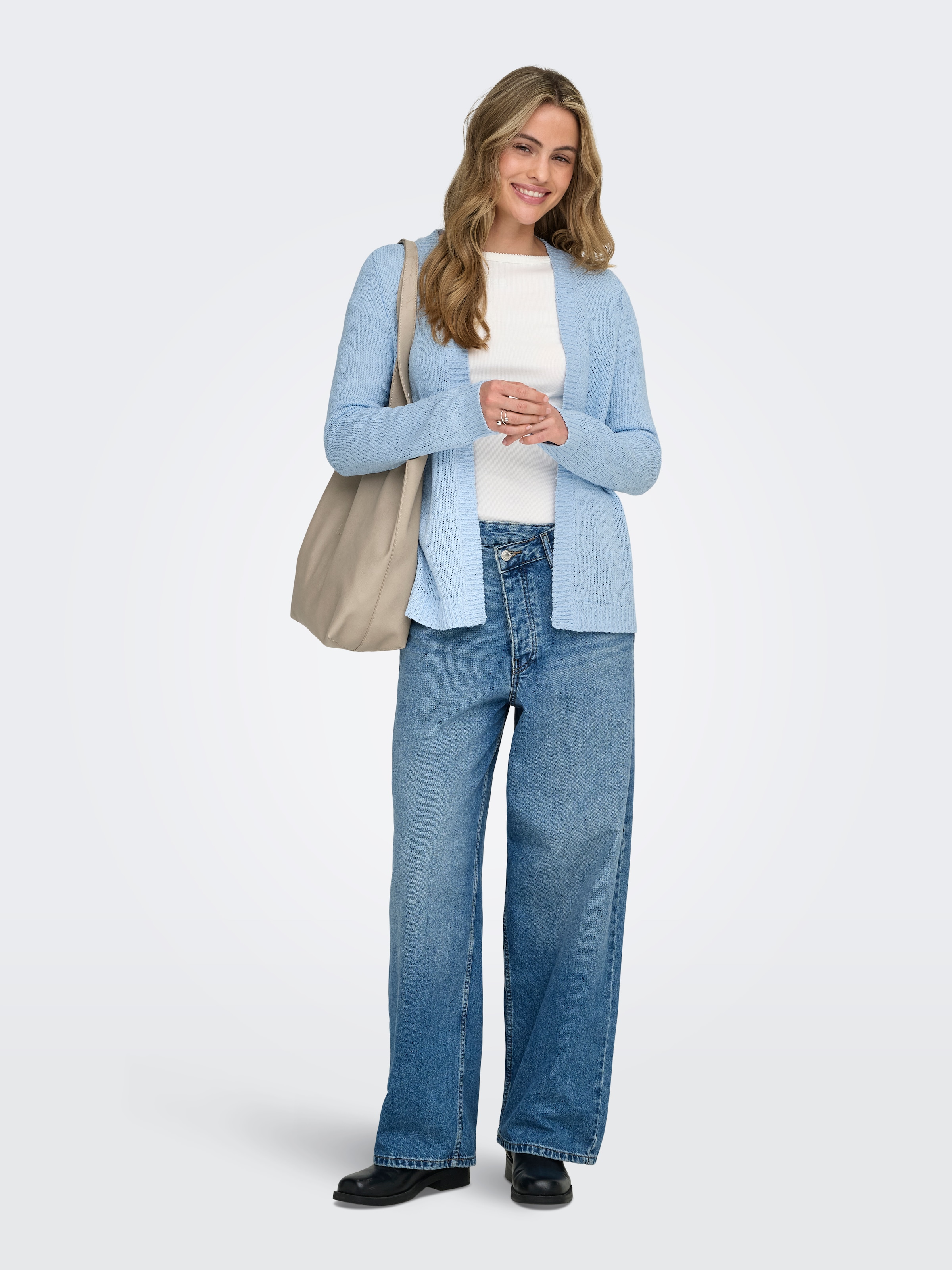 ONLY Strickjacke »ONLGEENA LS OPEN CARDIGAN KNT«