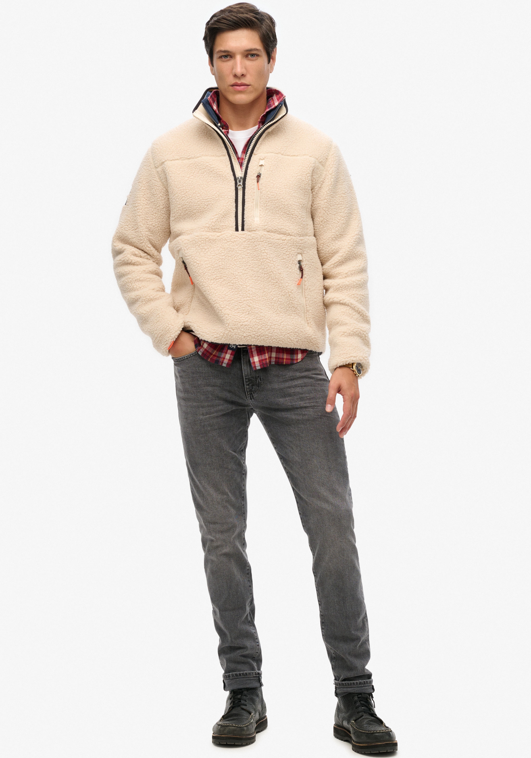 Superdry Fleecepullover »OUTDOOR FLEECE HALF ZIP«