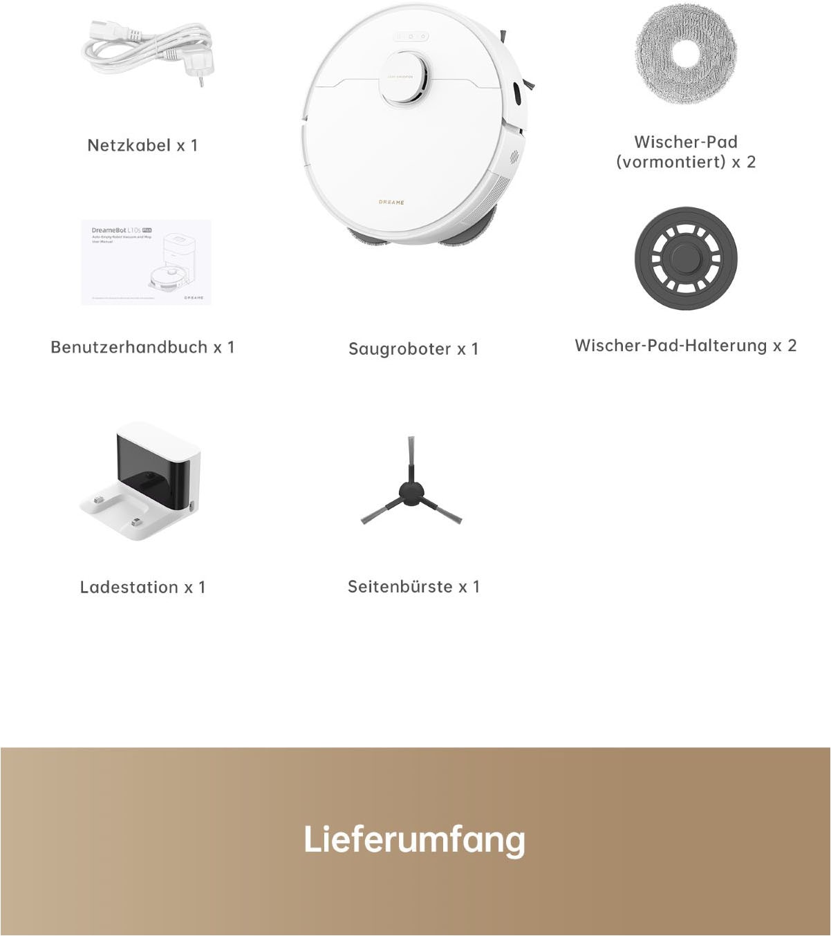 Dreame Saugroboter »Dreame L10s Pro Gen 2«