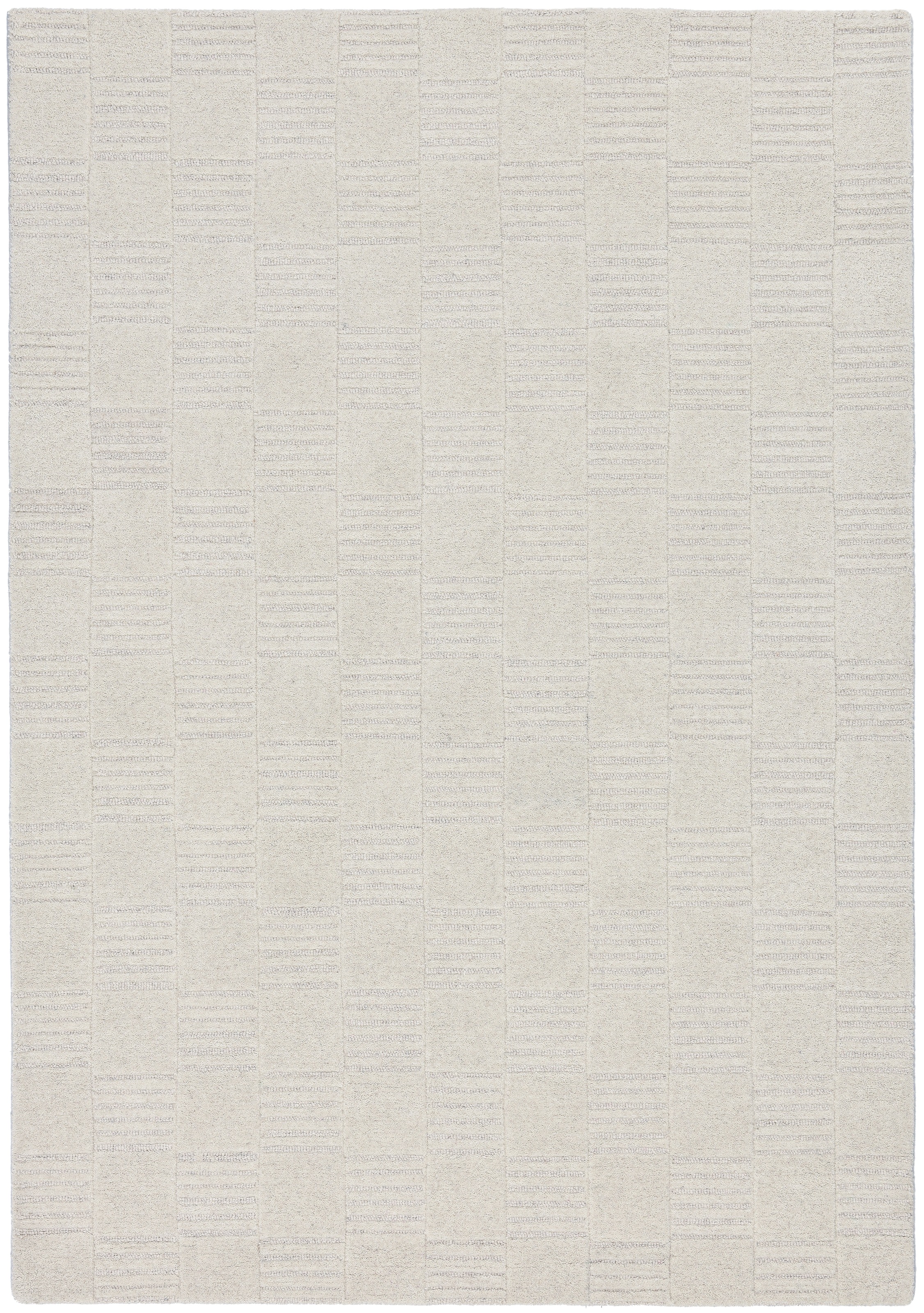 my home Wollteppich »Motala, Handgefertigt, Wolle, Hoch-Tief-Effekt,« recht günstig online kaufen