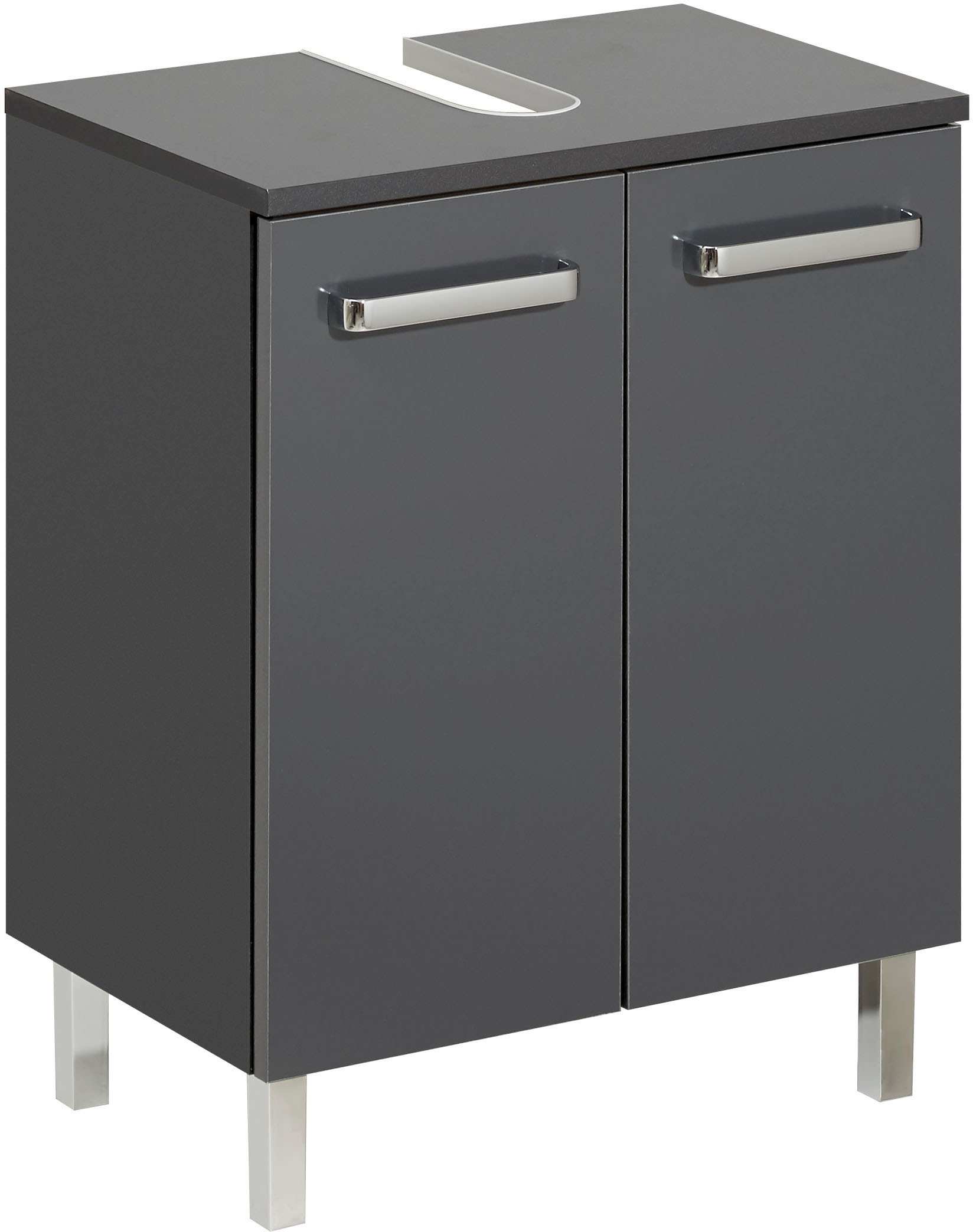 Saphir Badmöbel-Set »Quickset 311 5-teilig, Waschbeckenunterschrank und LED-Spiegelschrank« Set, 5 Stk. tlg.