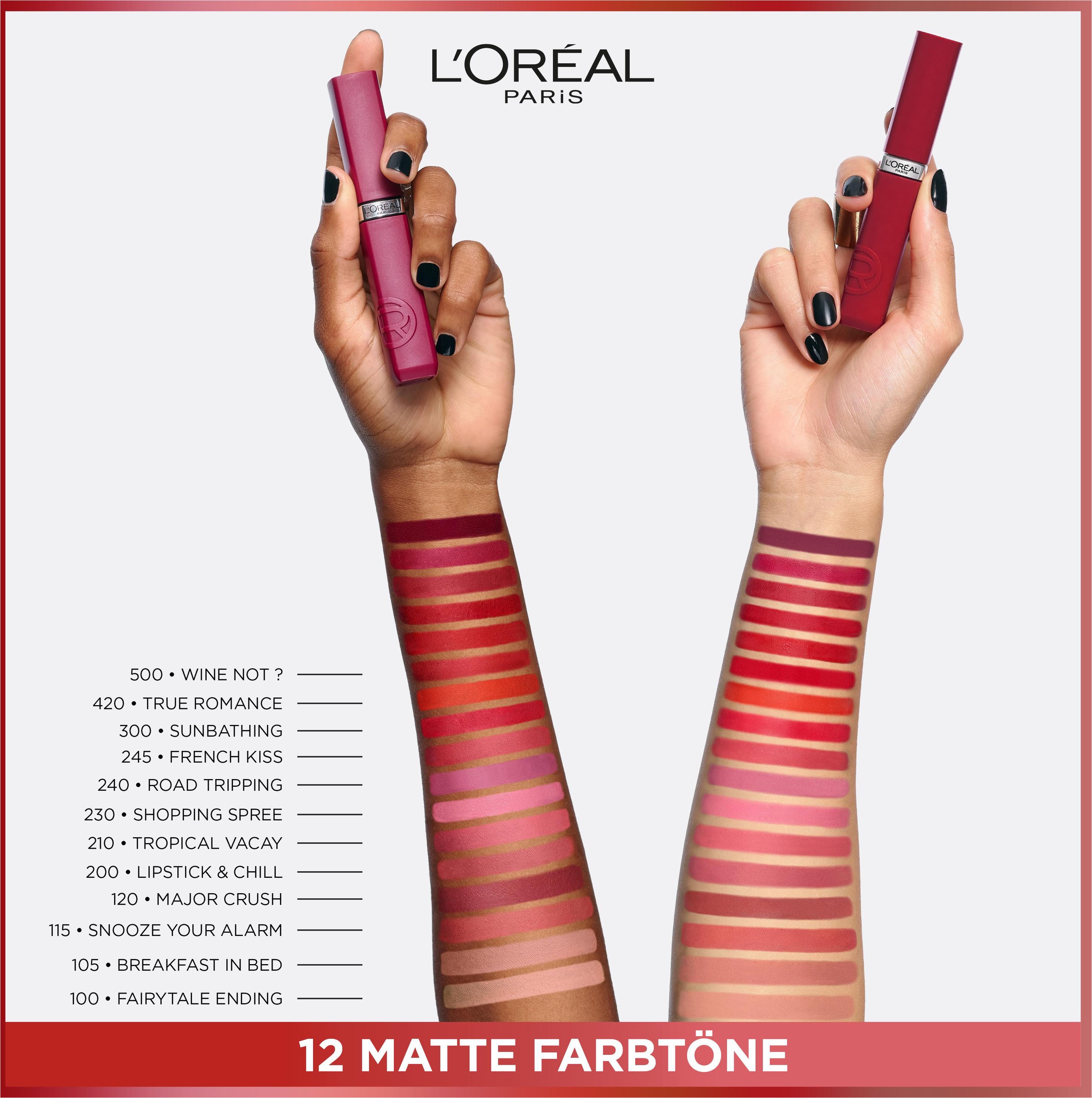 L'ORÉAL PARIS Lippenstift »L'Oréal Paris Infaillible Matte Resistance Nude«, mit natürlichen Inhaltstoffen