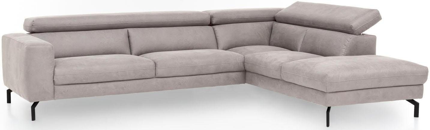Places of Style Ecksofa »Olanta, modern und bequem, Breite 305cm, Fuß 16cm günstig online kaufen