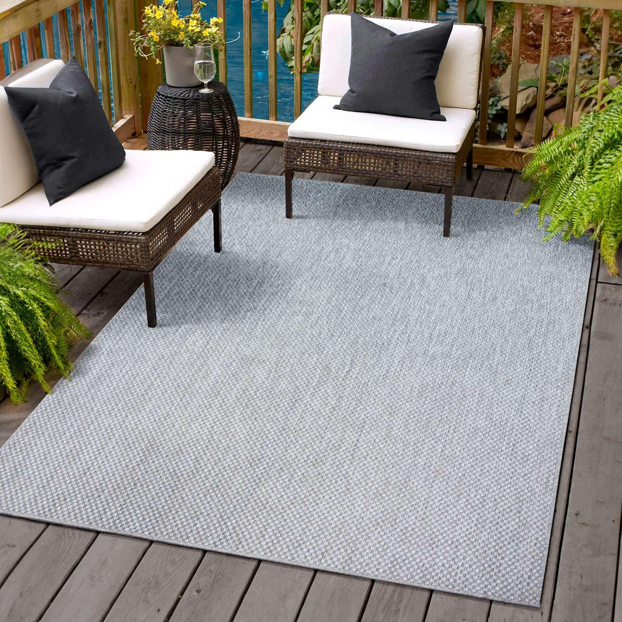 Sanat Teppich »Melissa 8000«, rechteckig, 10 mm Höhe, Kurzflor, In -und Out günstig online kaufen