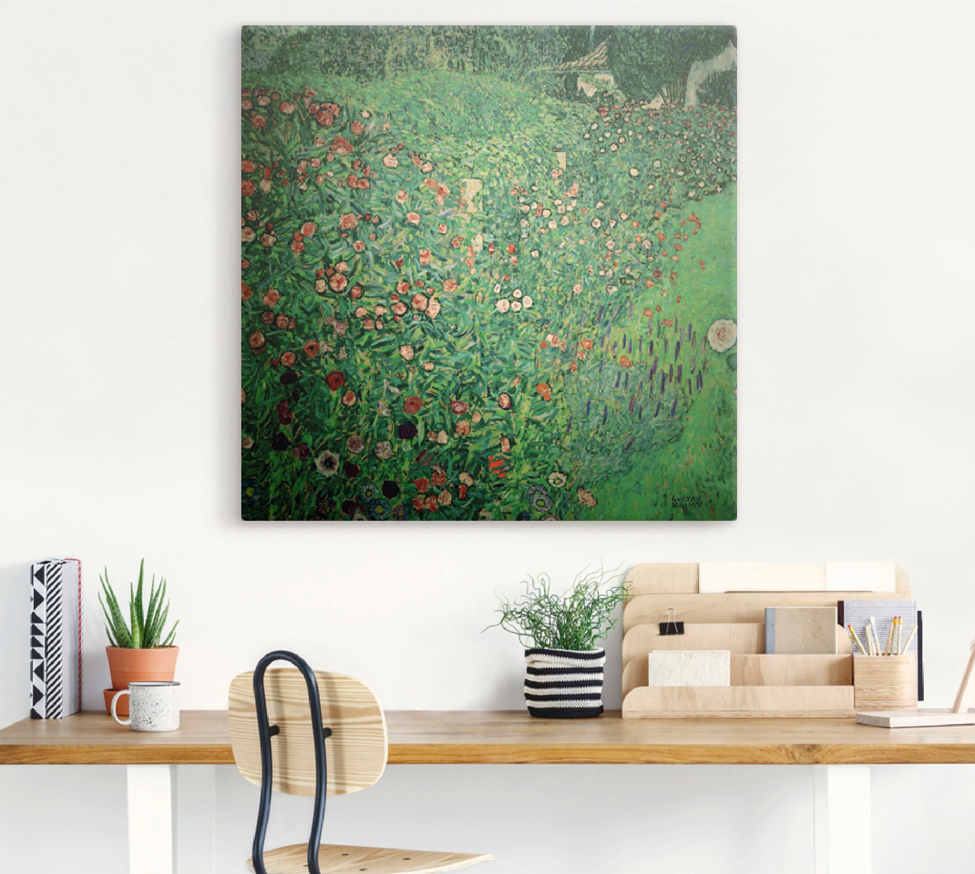 Artland Leinwandbild »Italienische Gartenlandschaft« Garten 1 Stk. tlg. auf günstig online kaufen