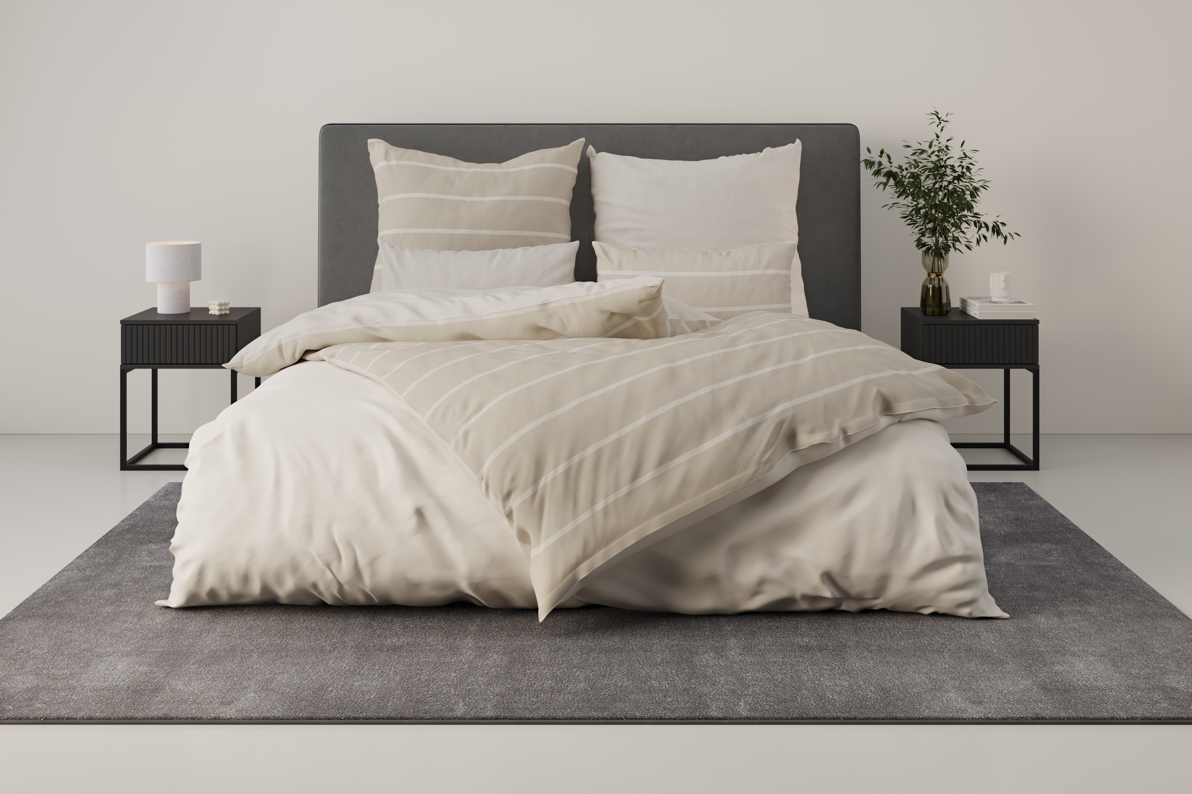 my home Bettwäsche »Katja« 2 Stk. tlg. günstig online kaufen