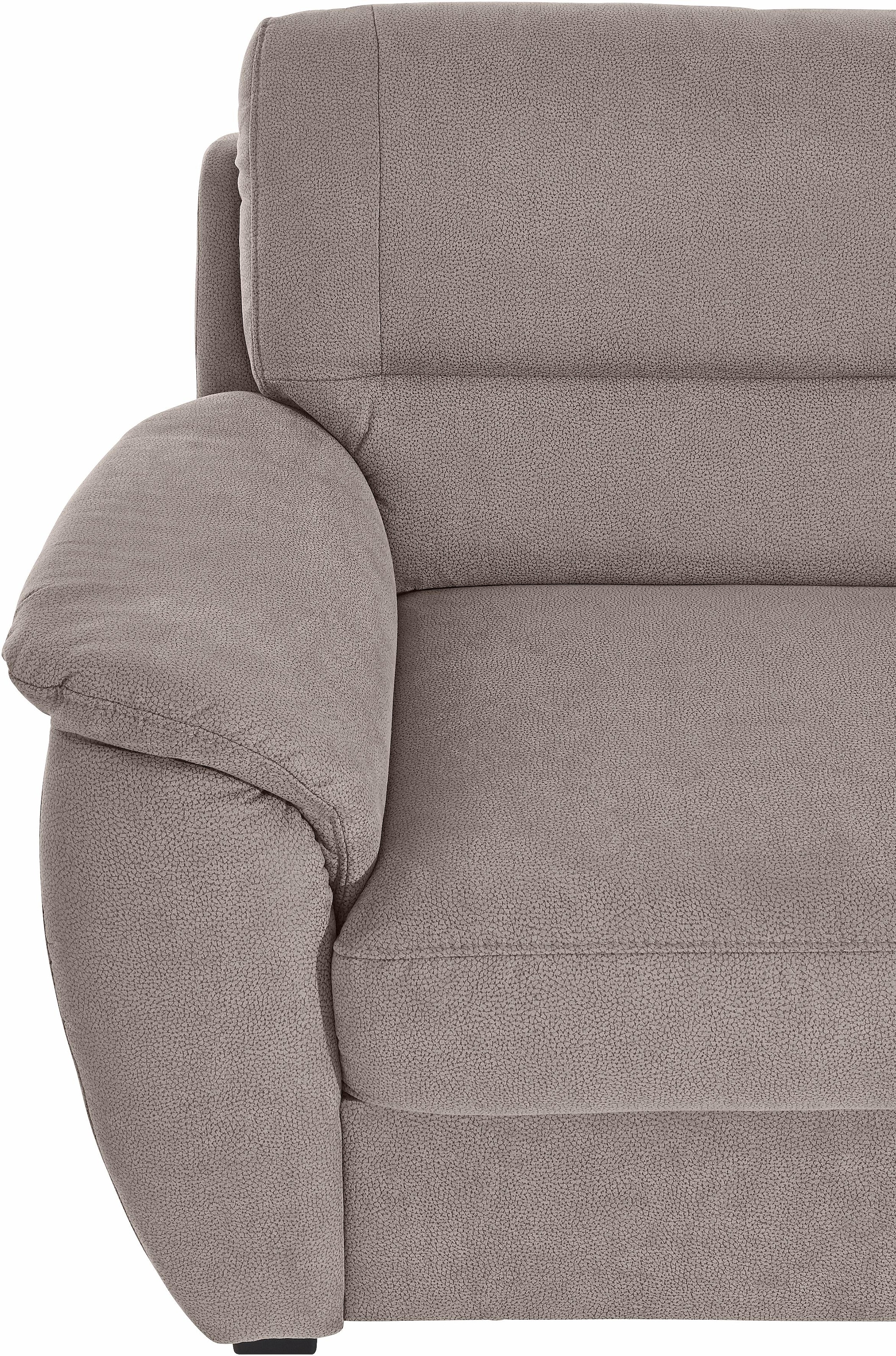 sit&more Ecksofa »Pandora L-Form«, wahlweise mit Bettfunktion und Bettkasten