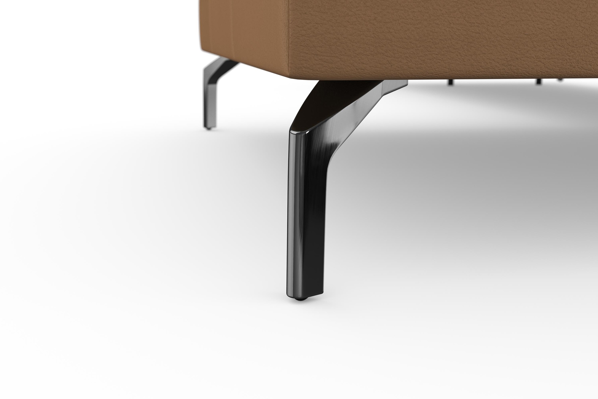 sit&more Wohnlandschaft »Bendigo U-Form«, inklusive Sitztiefenverstellung, Bodenfreiheit 15 cm, in 2 Fußfarben