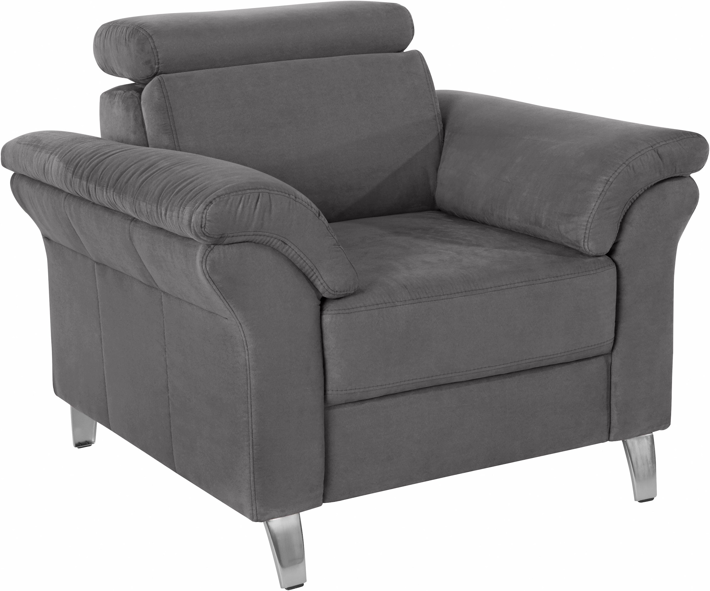 sit&more Sessel »Arngast«, inklusive Federkern und Kopfteilverstellung günstig online kaufen
