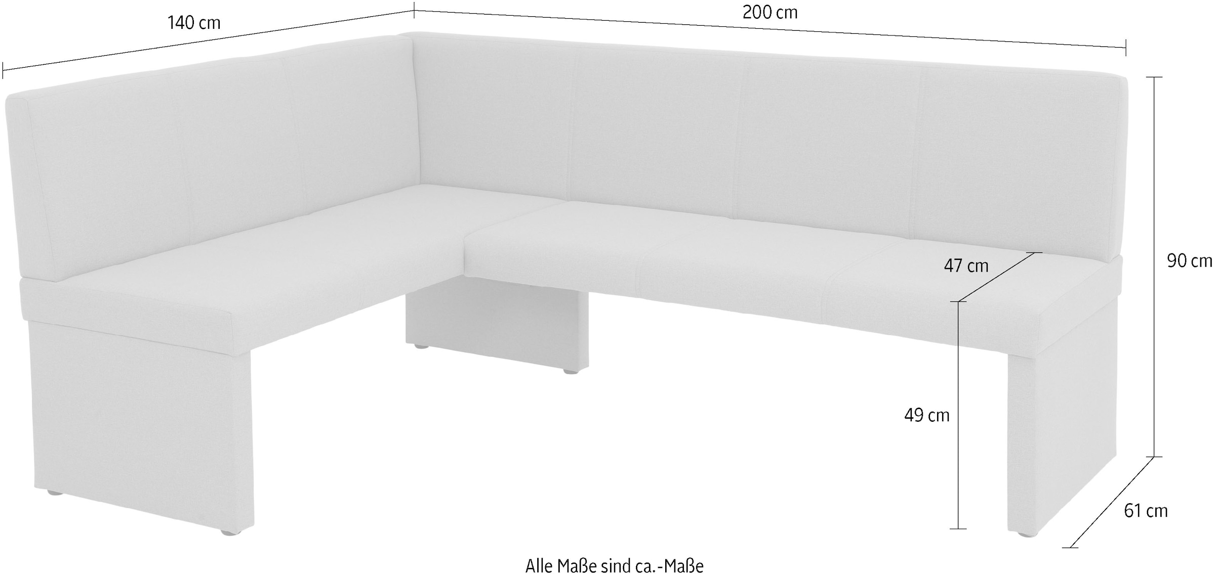 HELA Eckbank »TURIN«