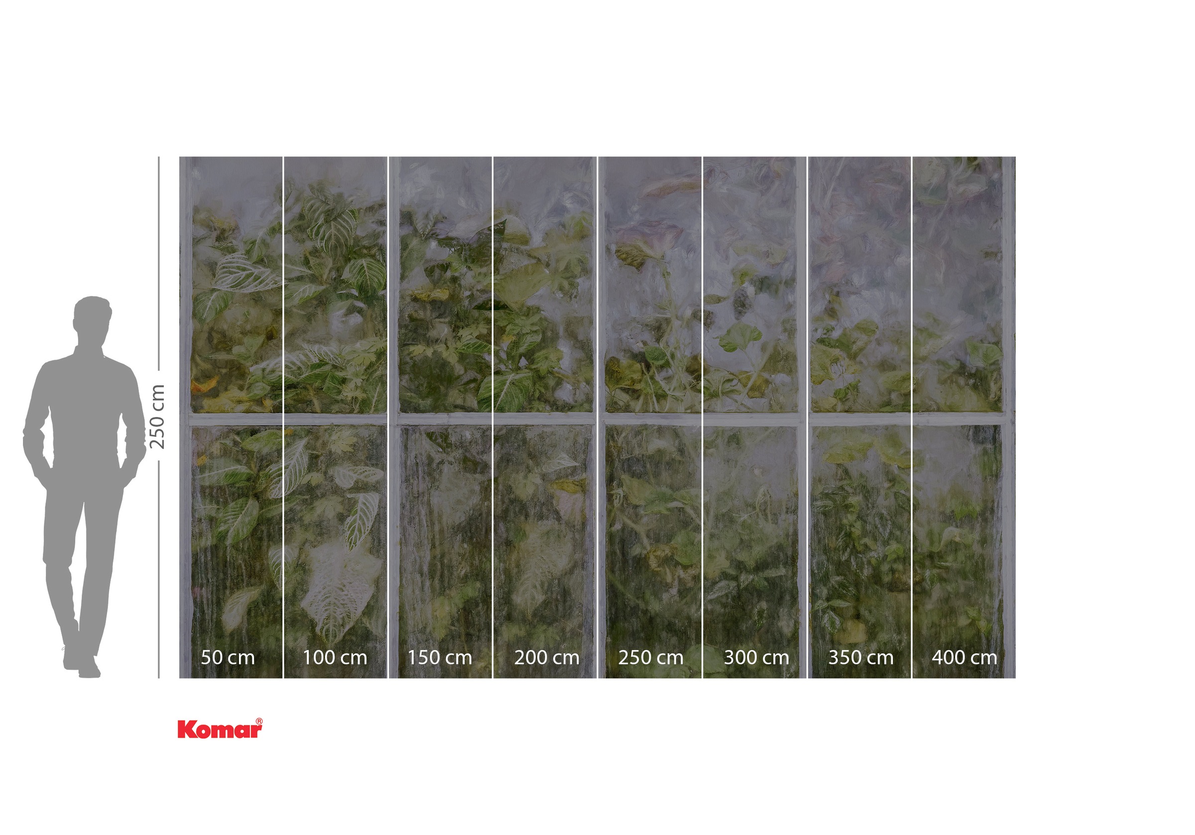 Komar Fototapete »Digitaldruck Vlies - Secret Stash - Größe 400 x 250 cm«, bedruckt-floral-geblümt-gemustert-tropisch, Wohnzimmer, Schlafzimmer