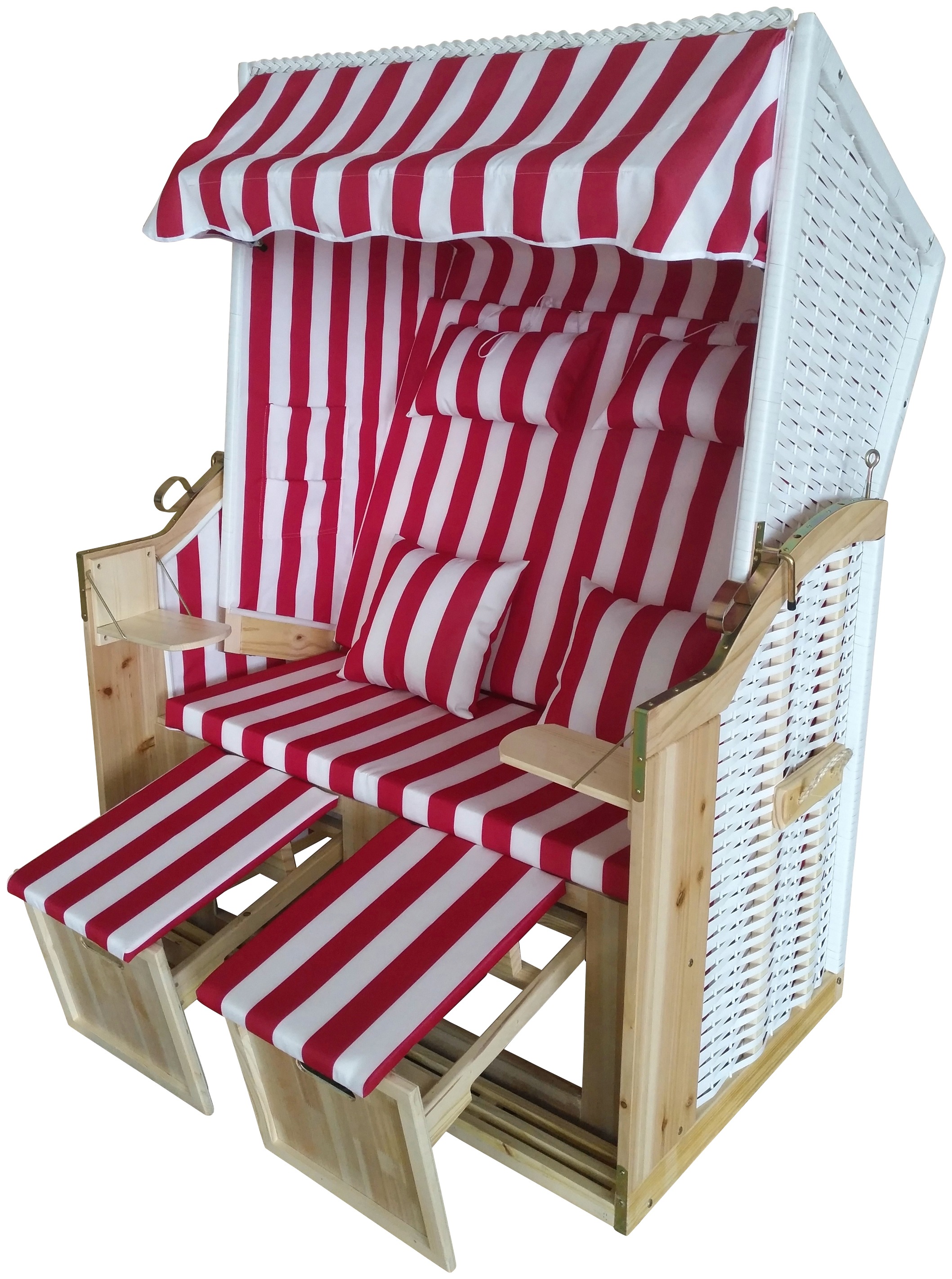 2-Sitzer, kaufen »Föhr«, KONIFERA online Strandkorb inkl. Klapptisch