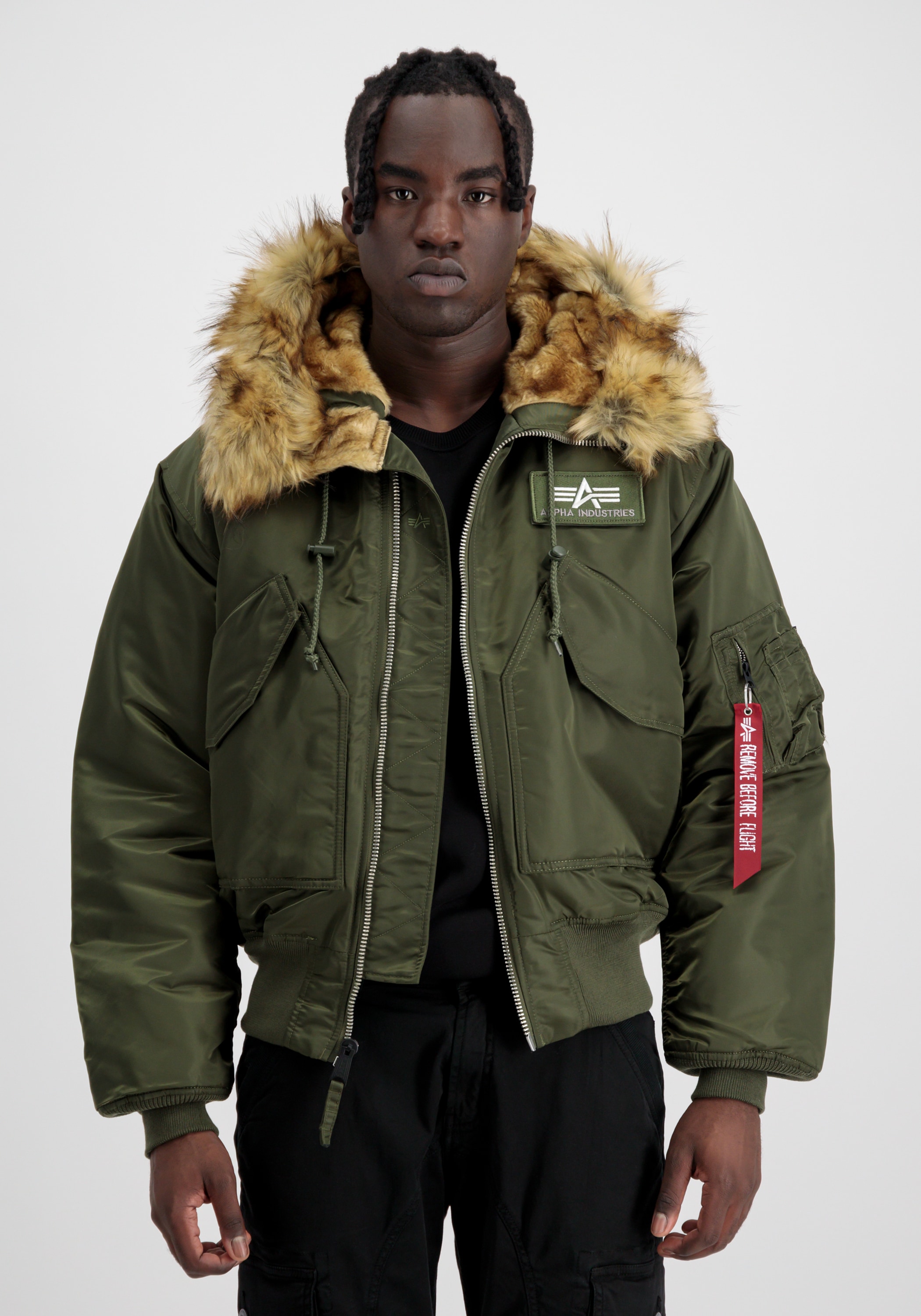 Fishtail Parka Alpha Industries Bomberjacke Mantel Alpha