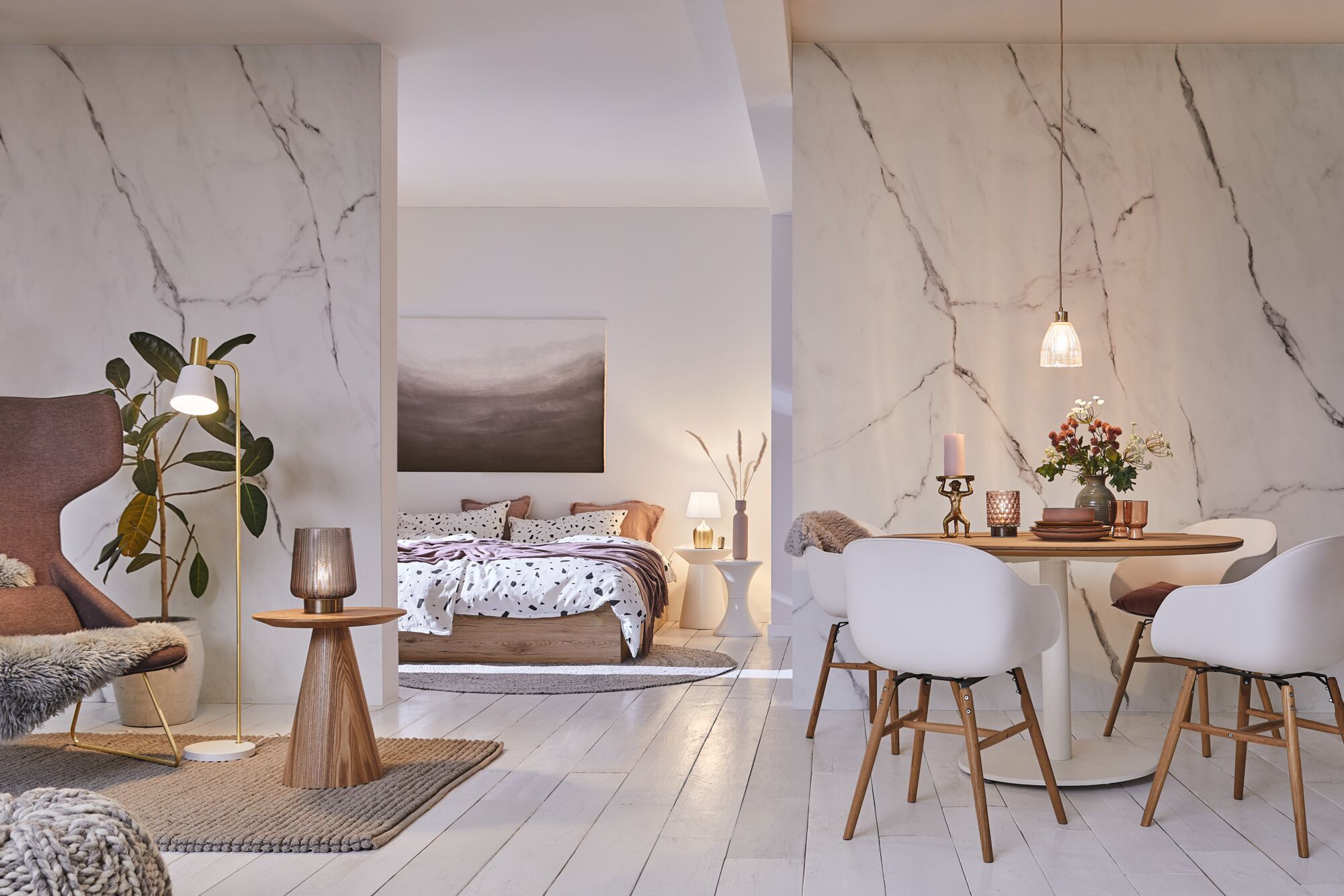 Pauleen Tischleuchte »Bright Glamour«, 1 flammig, Leuchtmittel E14 | ohne Leuchtmittel, E14, Batterbiebetrieben, Timerfunktion, Windlicht